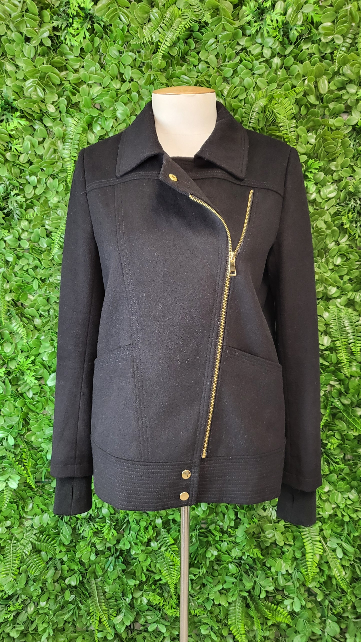 Sass & Bide Black Wool Blend Jacket (8)