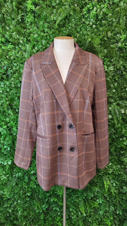 Sussan  Houndstooth Blazer (XL)