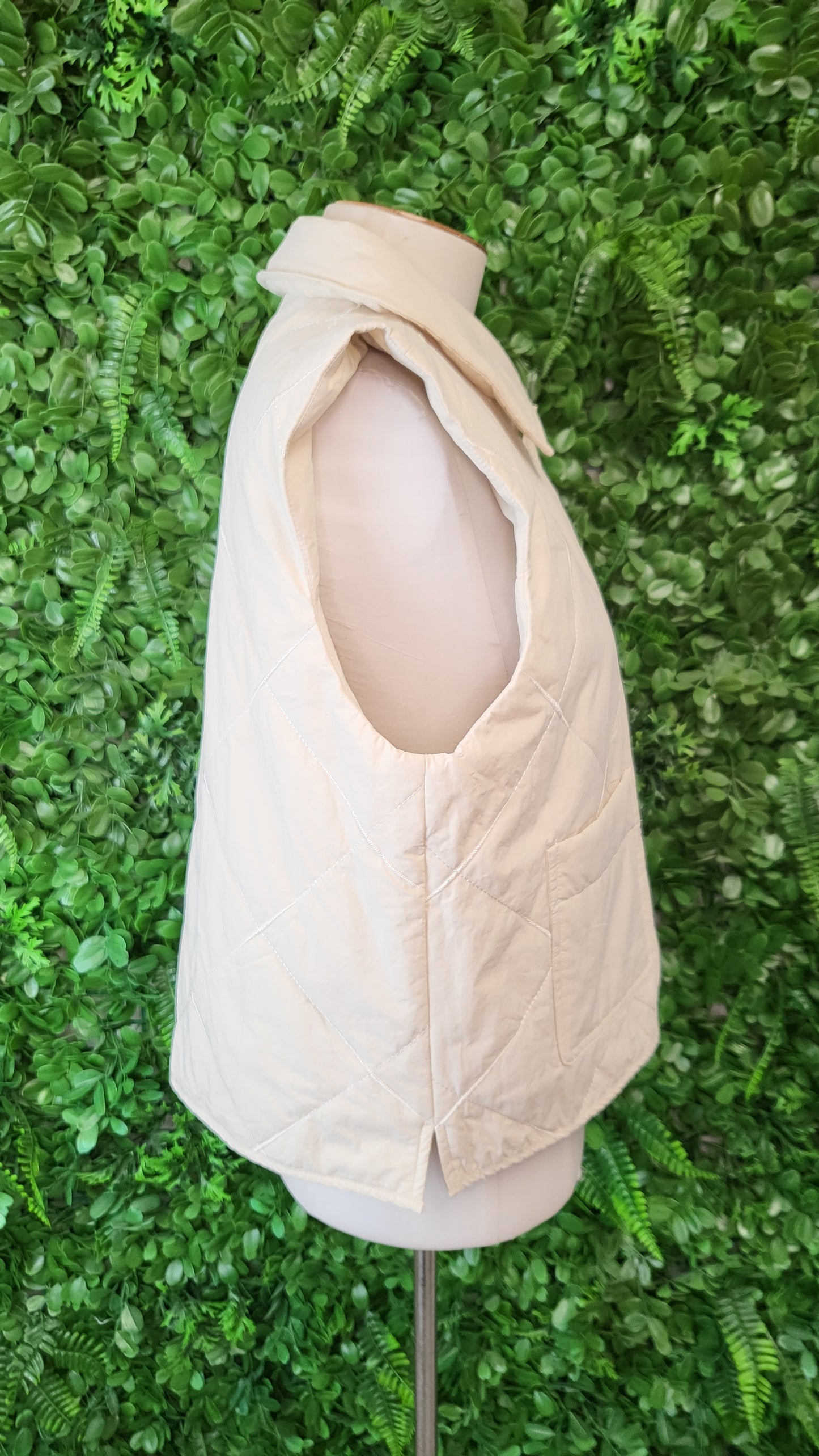 Eb&Ive Cream Padded Vest (10-12)