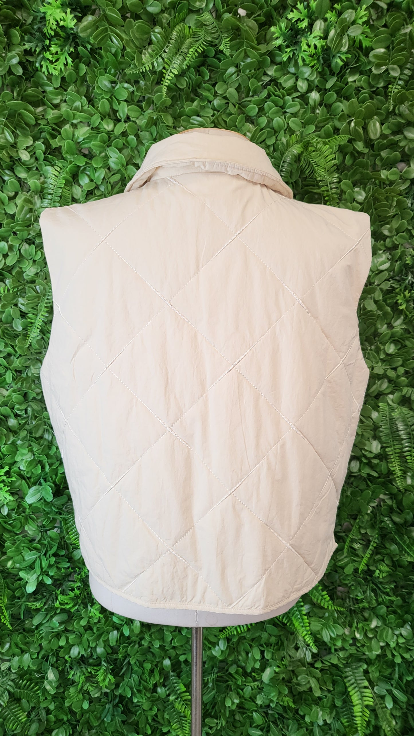 Eb&Ive Cream Padded Vest (10-12)