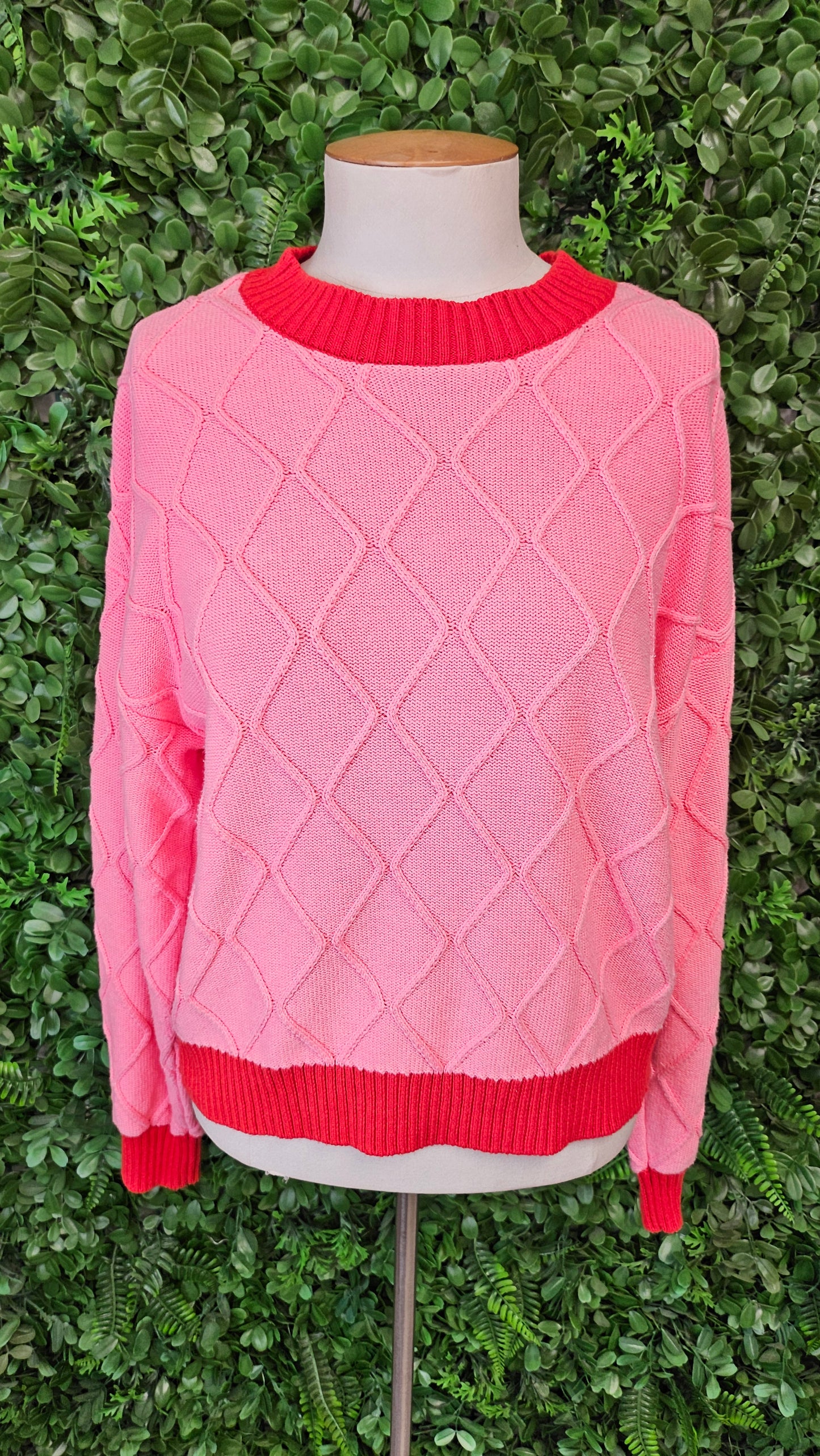 Thing Thing Pink/Red Shackle Jumper (6-8)