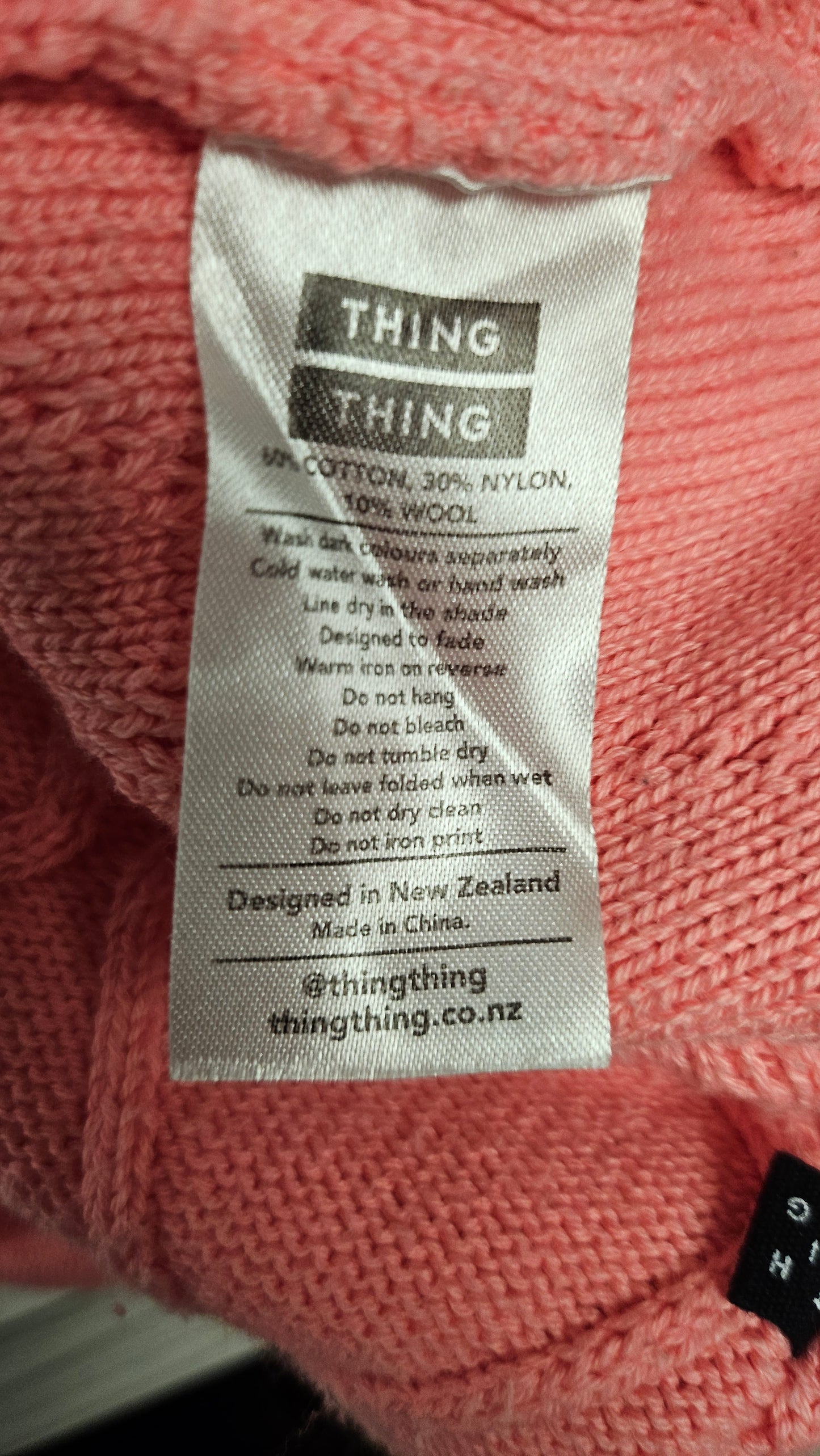 Thing Thing Pink/Red Shackle Jumper (6-8)