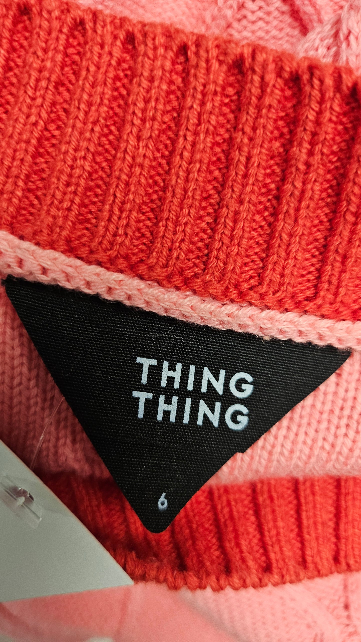 Thing Thing Pink/Red Shackle Jumper (6-8)