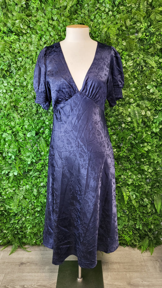 Drama The Label Navy Empire Line Dress (8-10)