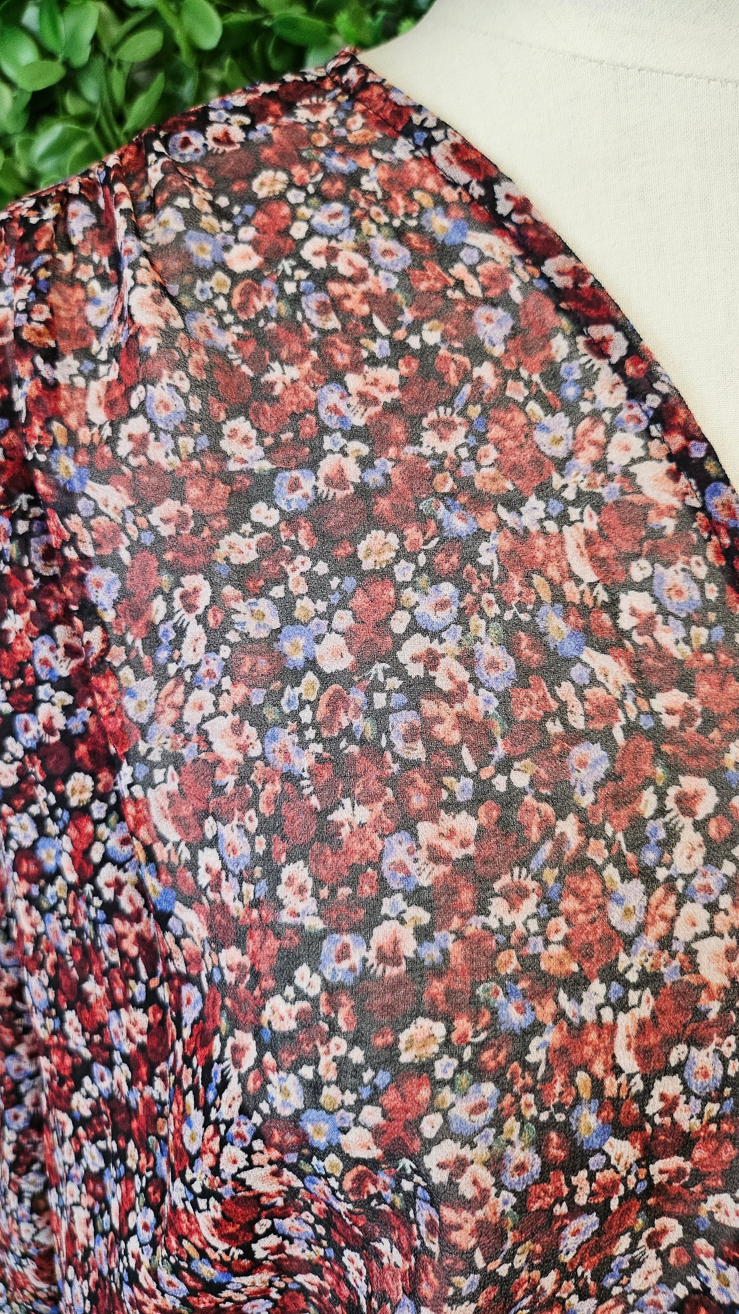 Drama The Label Floral Crossover Bodice Dress (12/14)