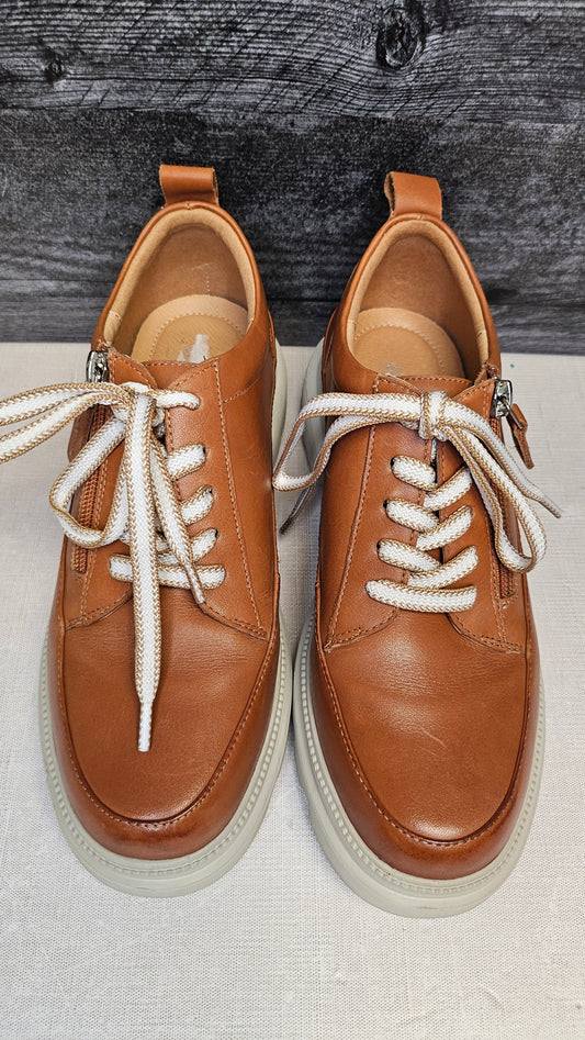 Charlie Rose Tan Leather Lace Up (38)