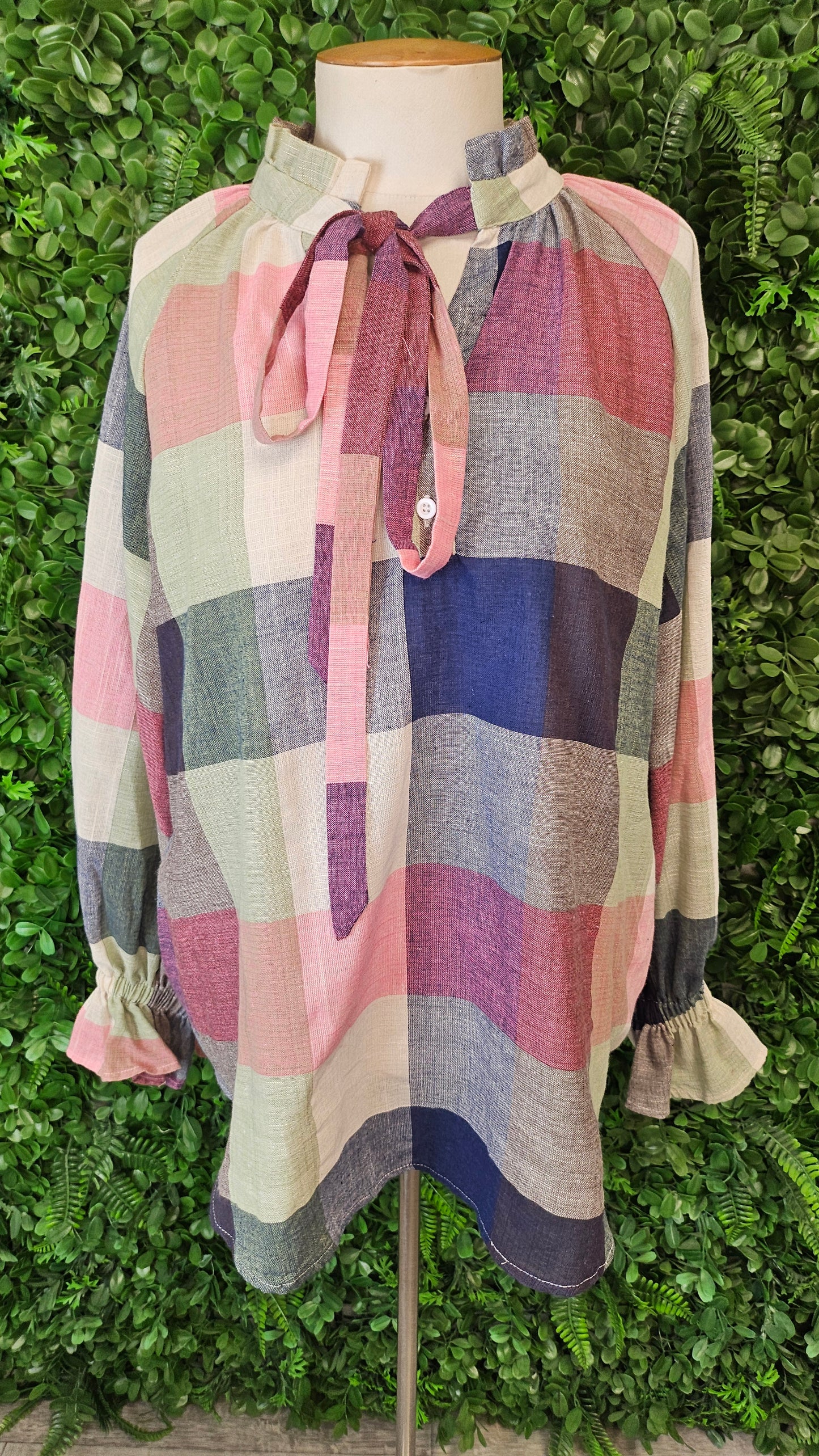 Black Colt Multi Check Blouse (16)
