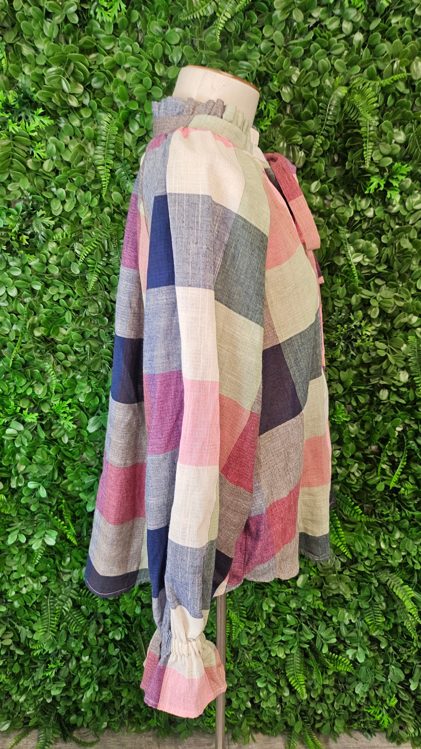 Black Colt Multi Check Blouse (16)