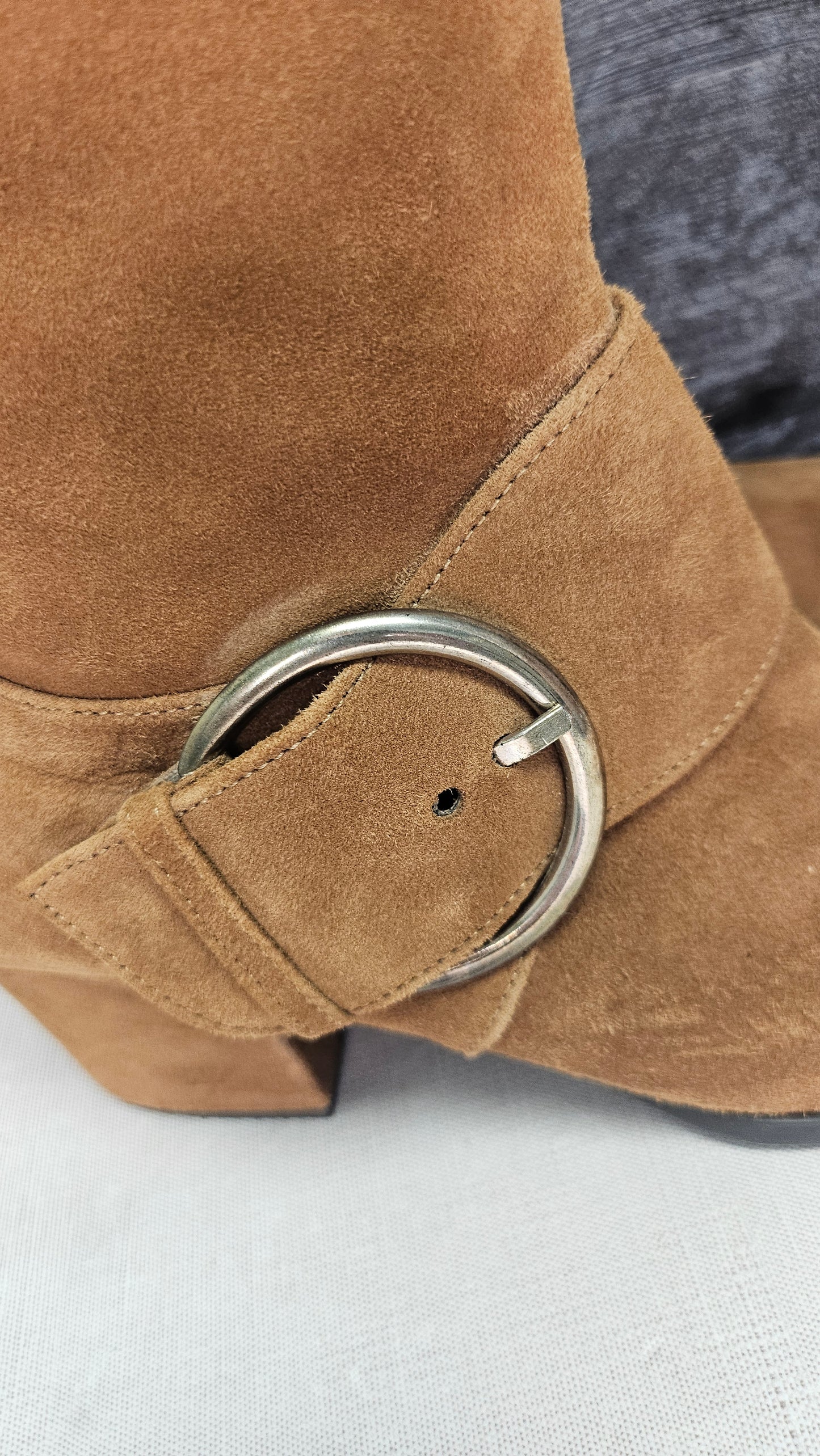 Gabor Tan Lush Ankle Boots (40)