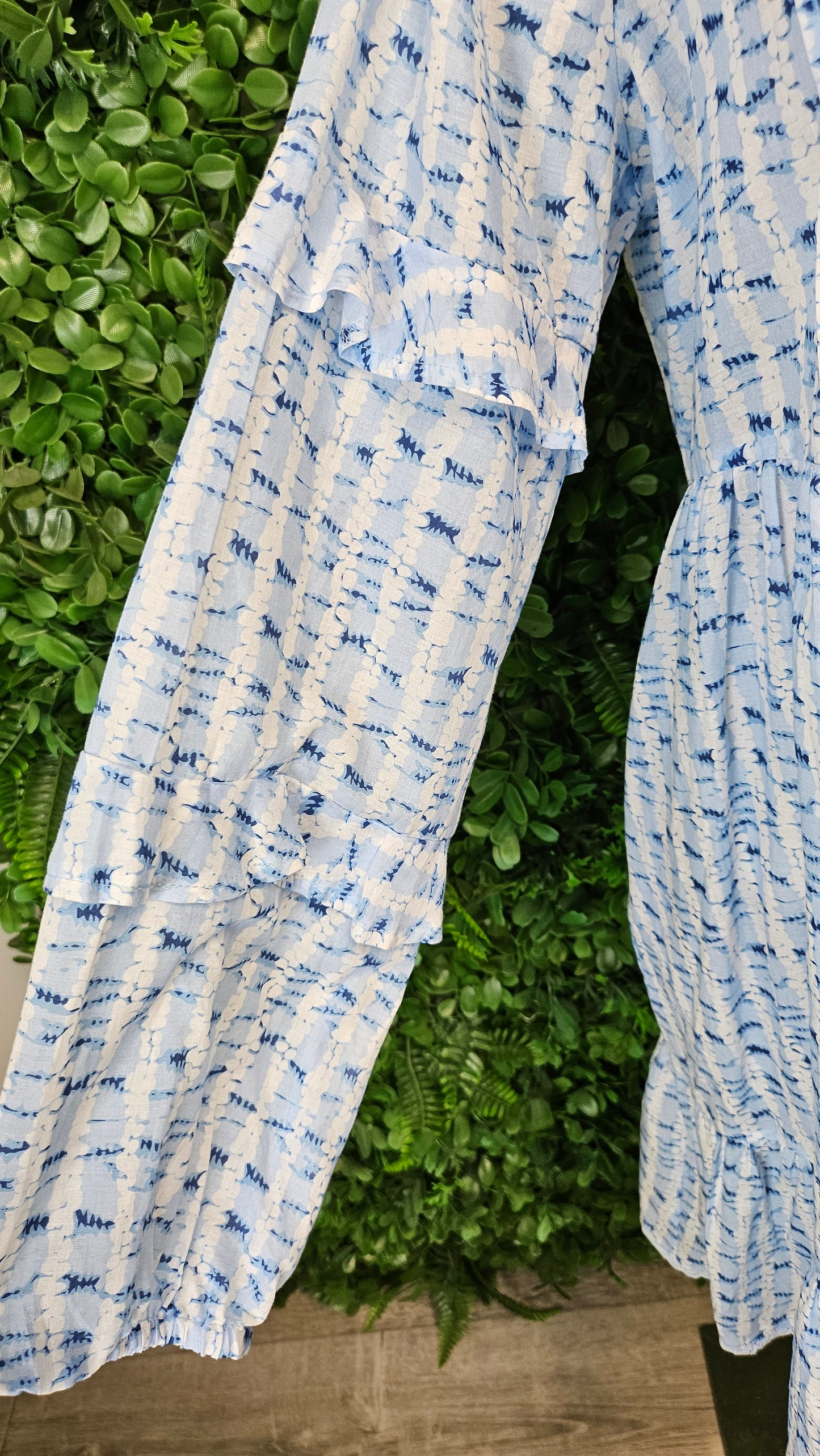 Drama The Label Blue Frill Hem Dress (12-14)