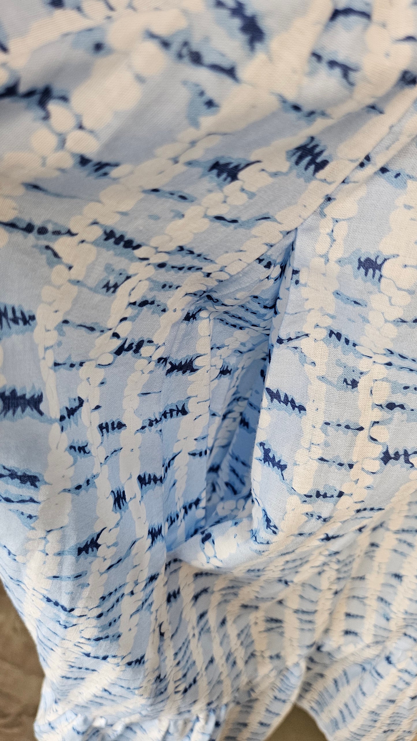 Drama The Label Blue Frill Hem Dress (12-14)