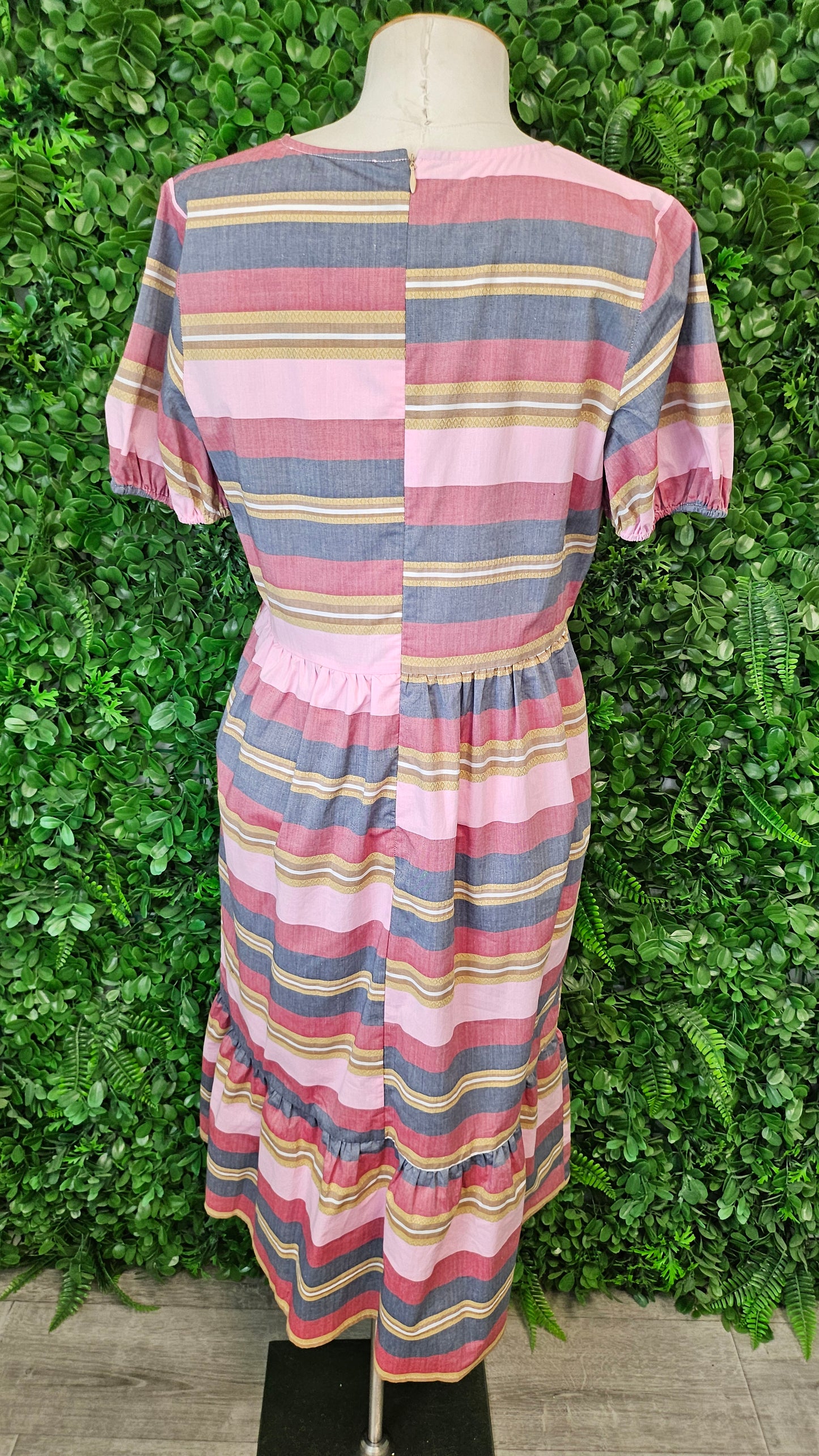 Drama Stripe S/Sleeve Dress (10)