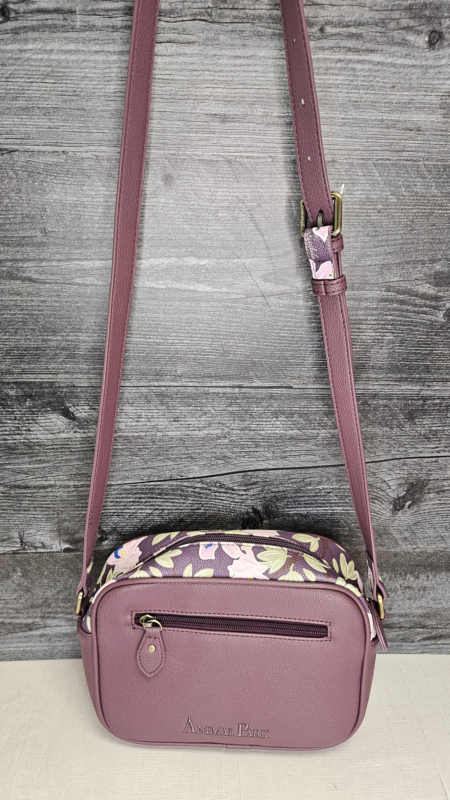 Vendula London Plum Animal Park Bag 22x16x8cm