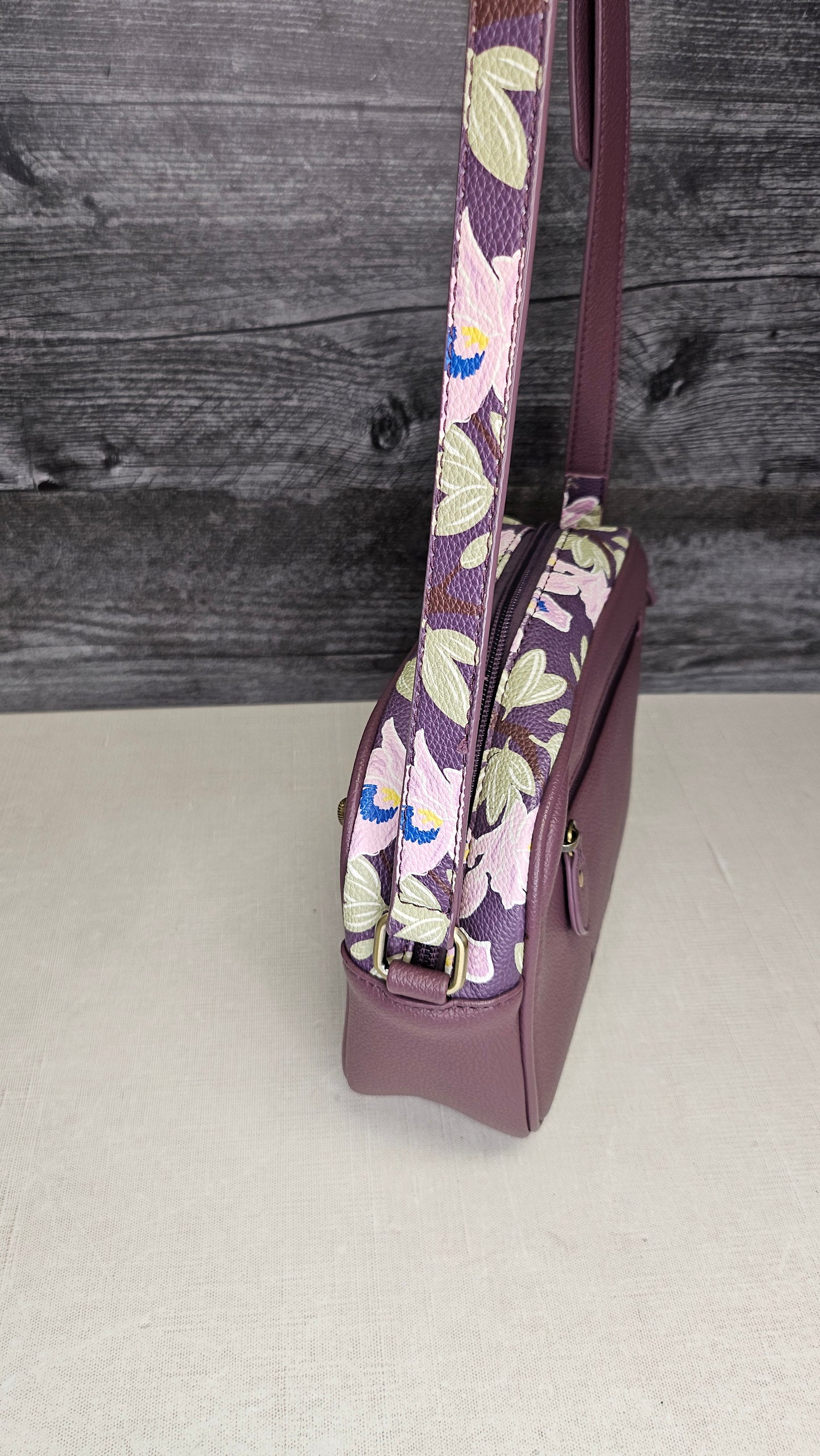Vendula London Plum Animal Park Bag 22x16x8cm