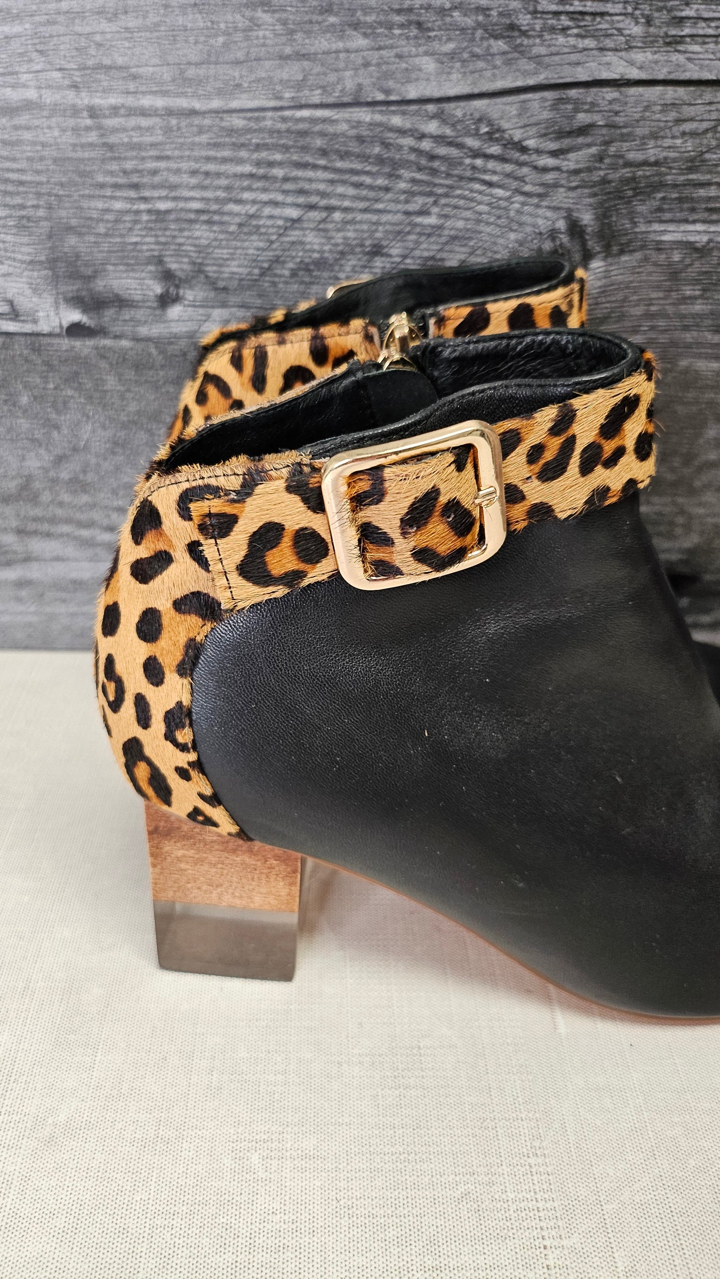 Top End Black Ankle Boot (38)