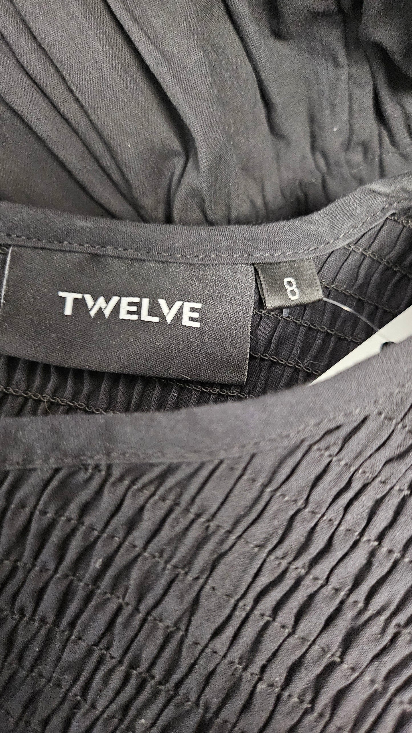 Twelve Black Shirred Dress (12)
