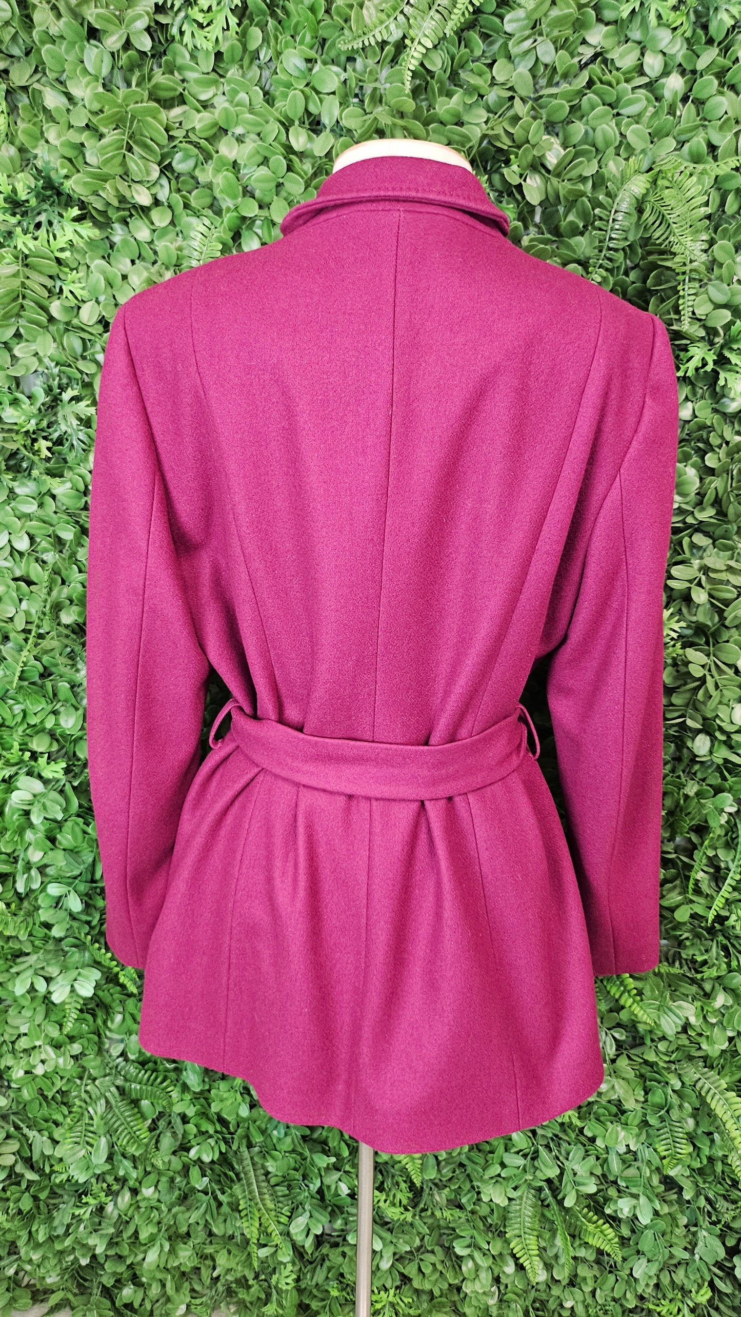 Ted Baker Magenta Drytaa Wool Coat (12)