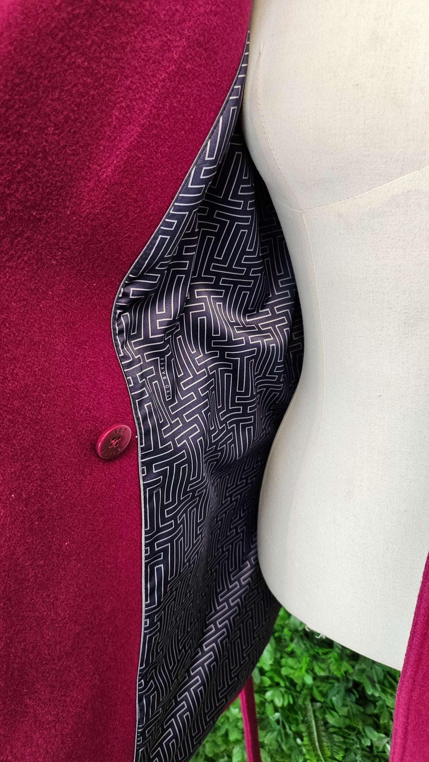 Ted Baker Magenta Drytaa Wool Coat (12)