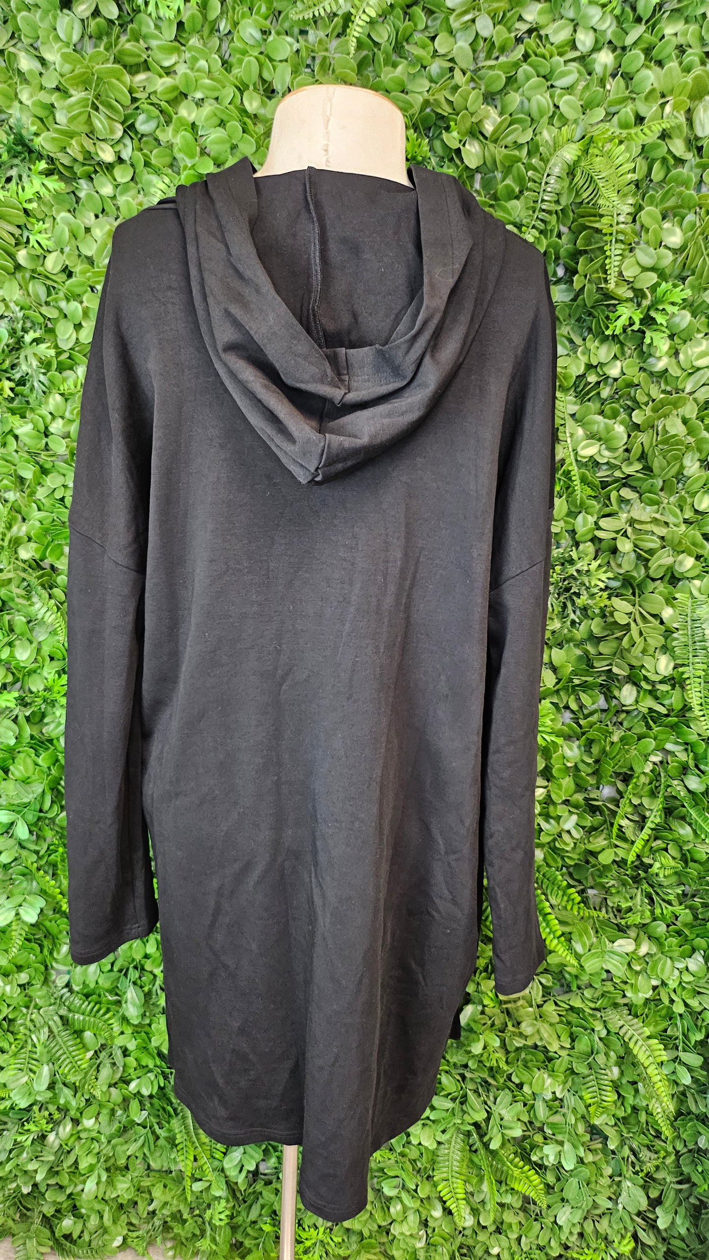 Zafina Black Hoodie Dress (14-16)
