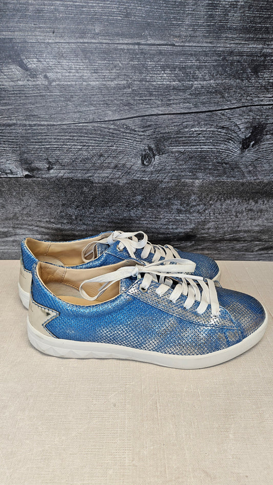Diesel Blue Metallic Sneakers (39)