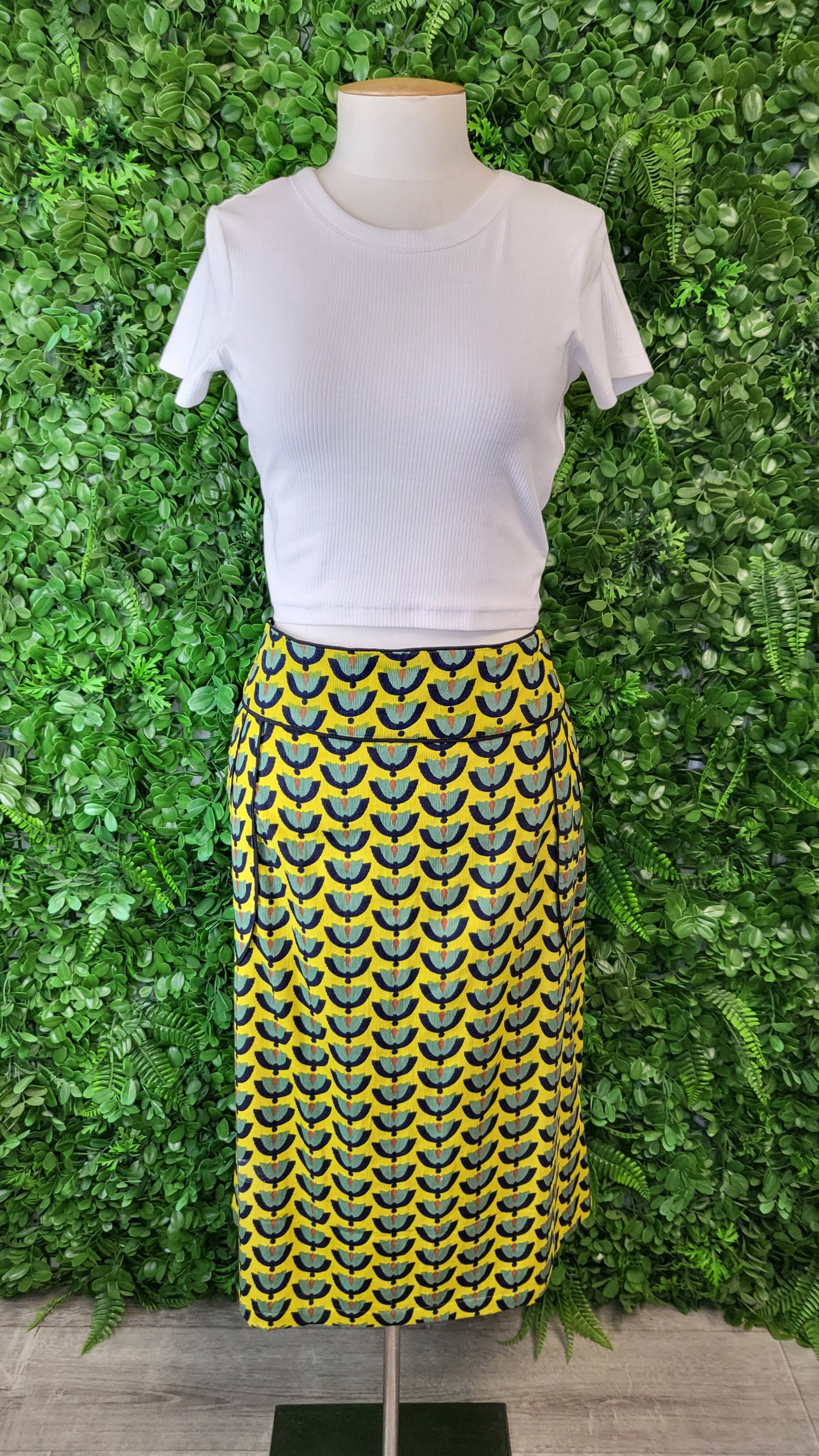Karma East Print Retro Skirt (20)