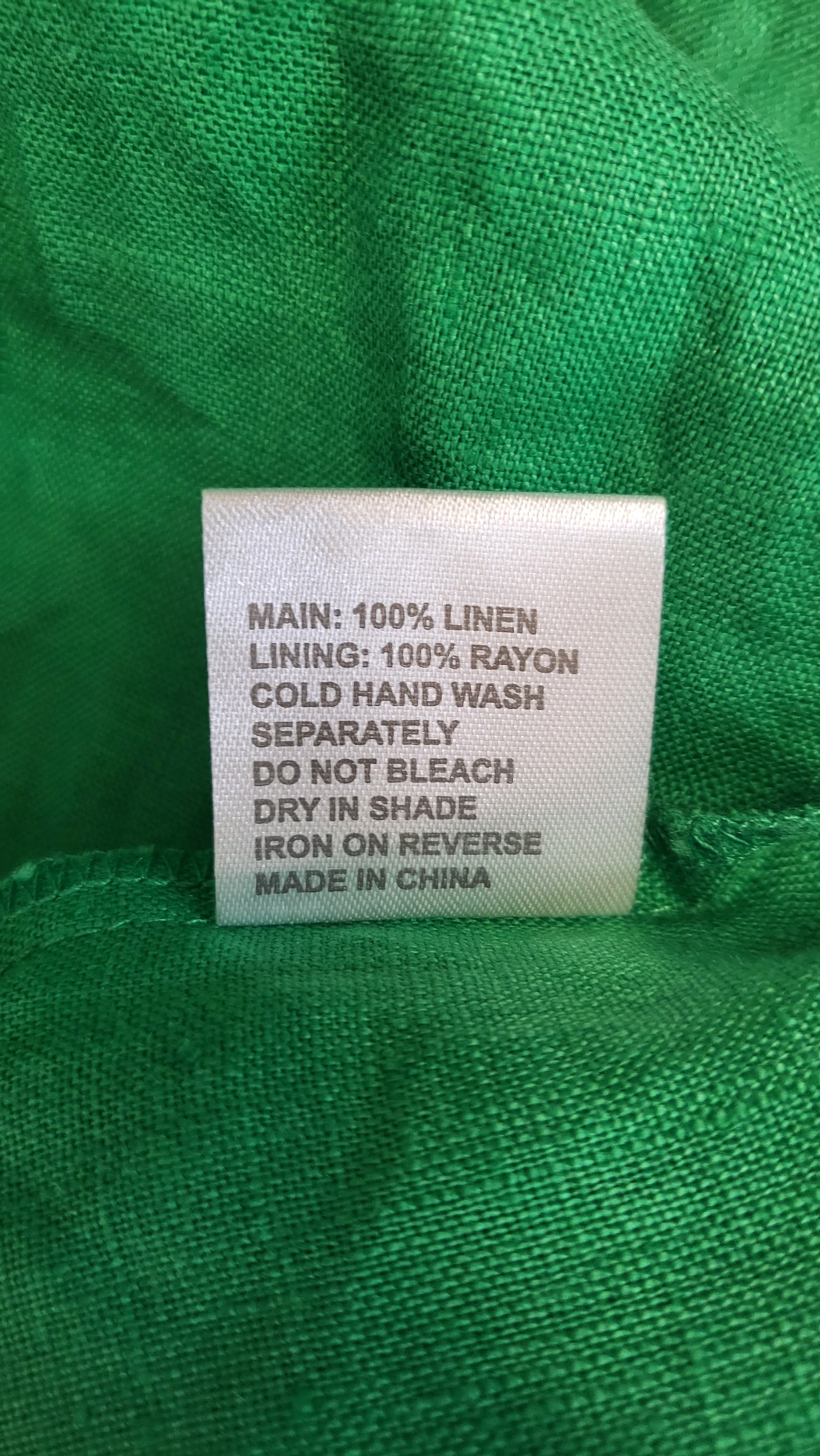 Eb & Ive Green Linen Wrap Dress (12)