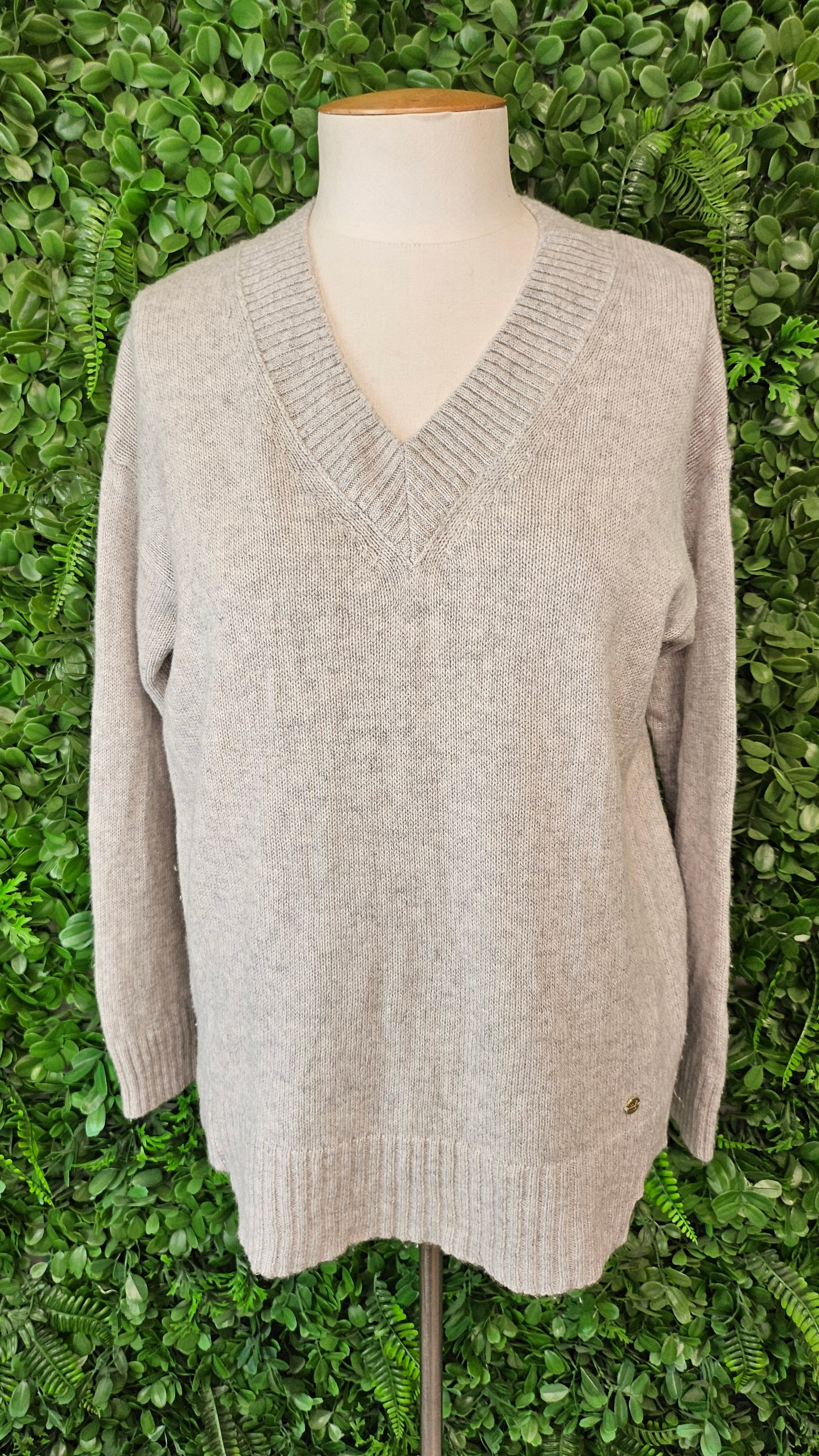 Mia Fratino Grey Cashmere Jumper (8-10)