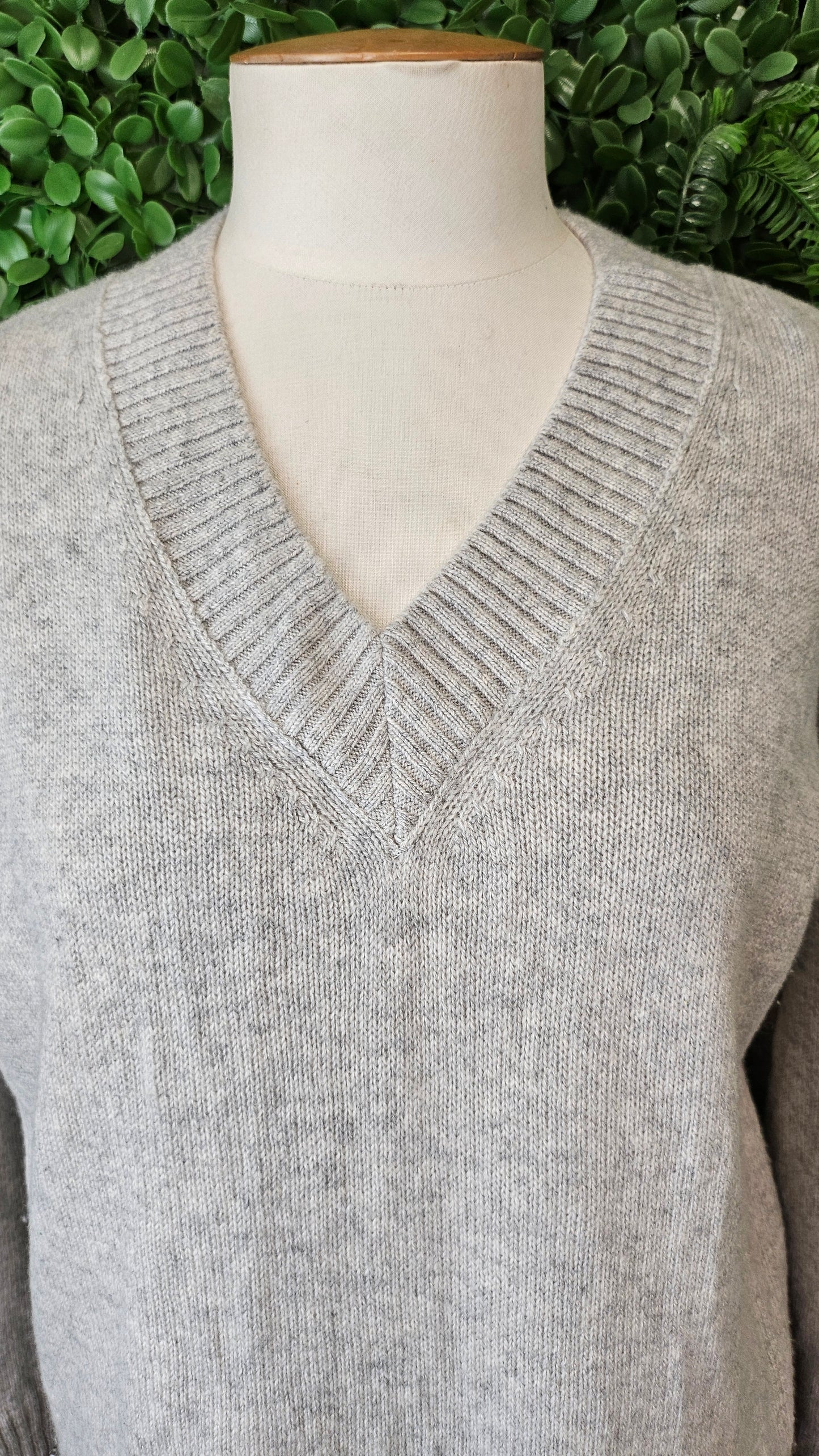 Mia Fratino Grey Cashmere Jumper (8-10)