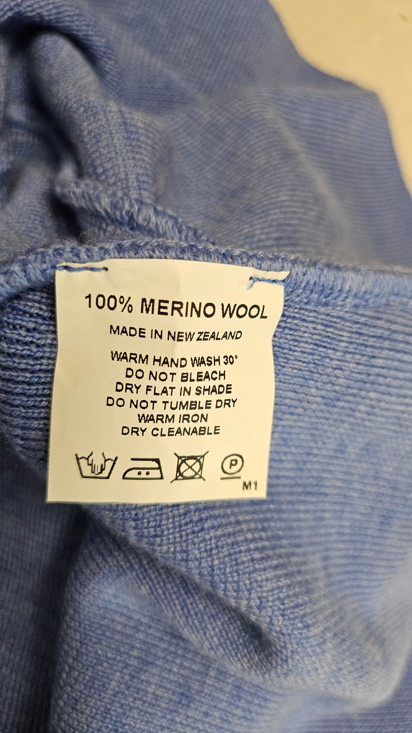 Royal Merino Cornflower Merino Knit (12-14)