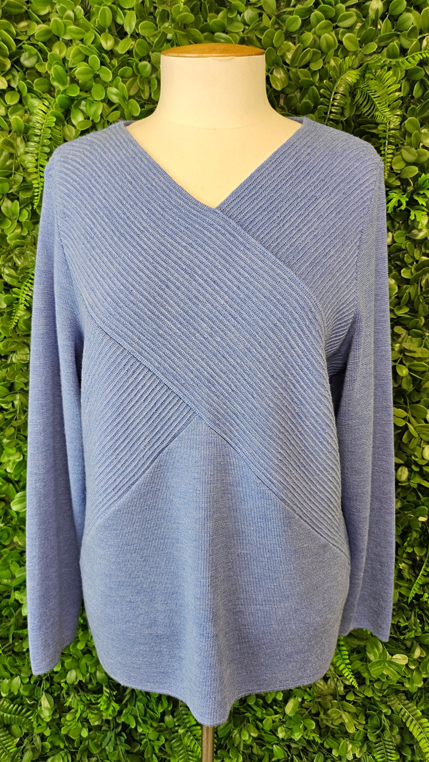Royal Merino Cornflower Merino Knit (12-14)