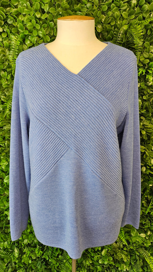 Royal Merino Cornflower Merino Knit (12-14)