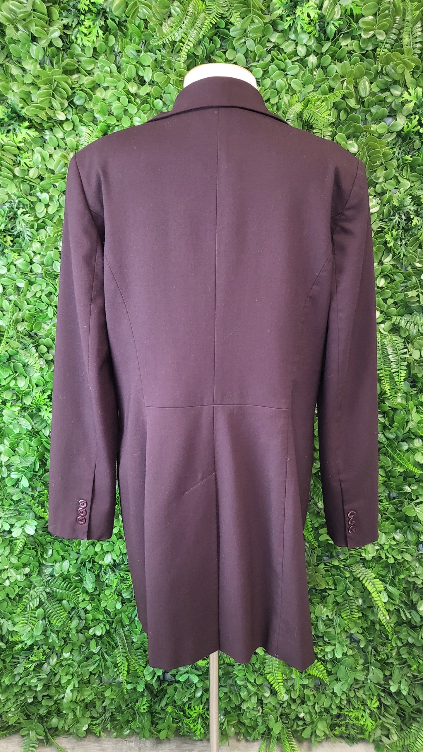 Veronika Maine Plum Longline Blazer (12)