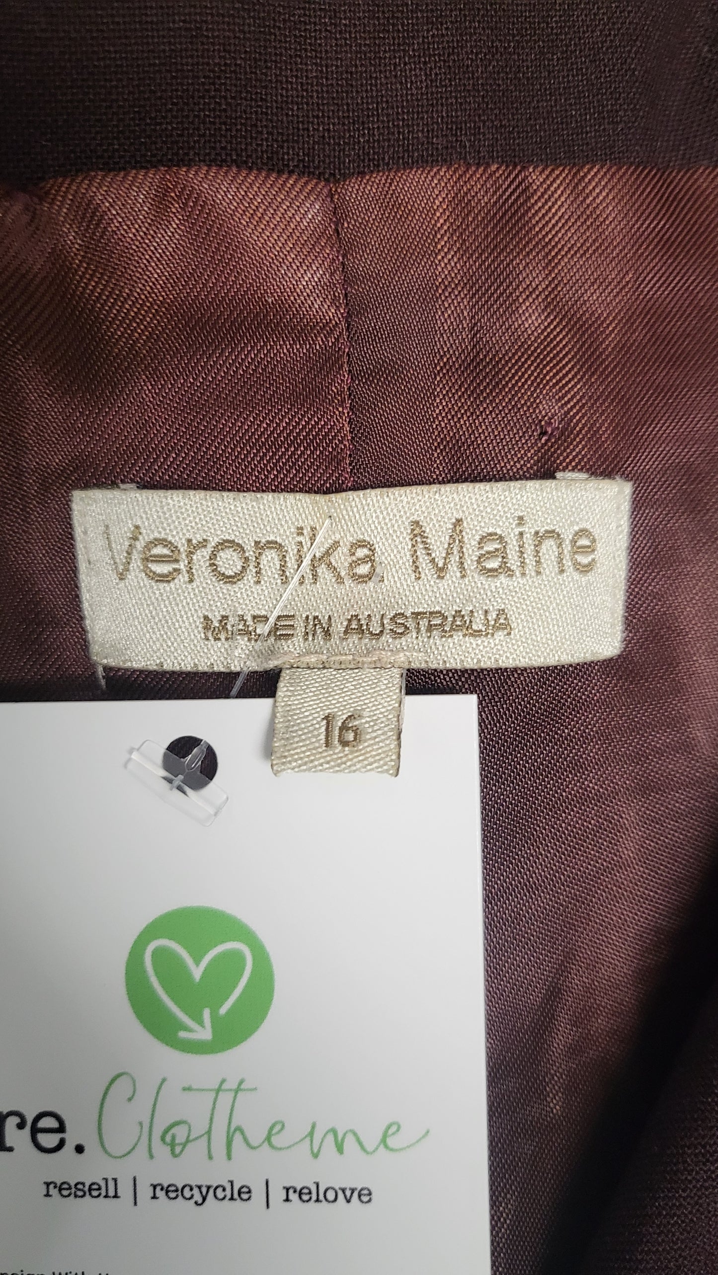 Veronika Maine Plum Longline Blazer (12)