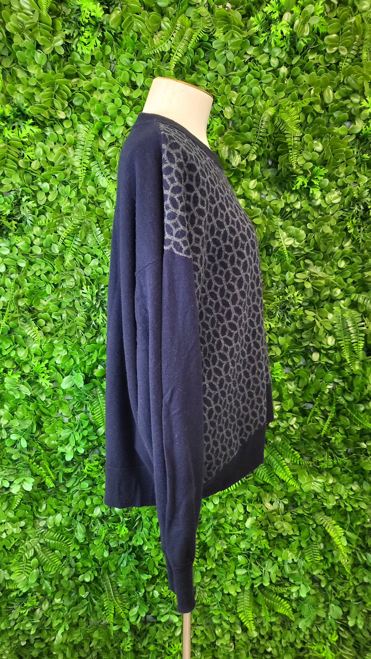 NON Blue Print Merino Blend Knit (14)