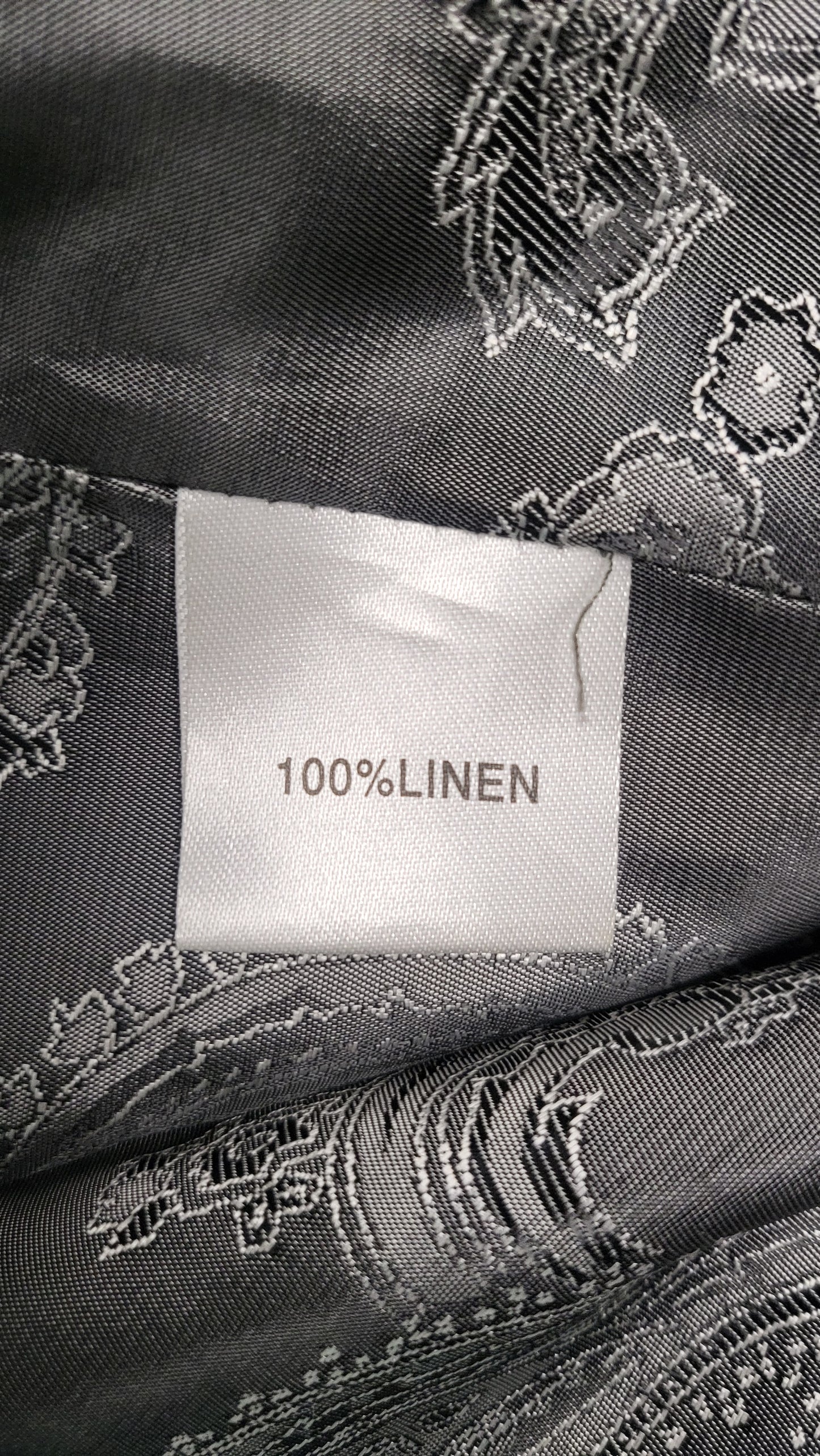 Nicola Screen Grey Linen Trench Coat (14-16)