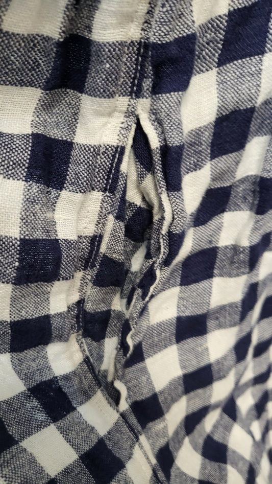 Meg By Design Gingham Linen Dress (16)
