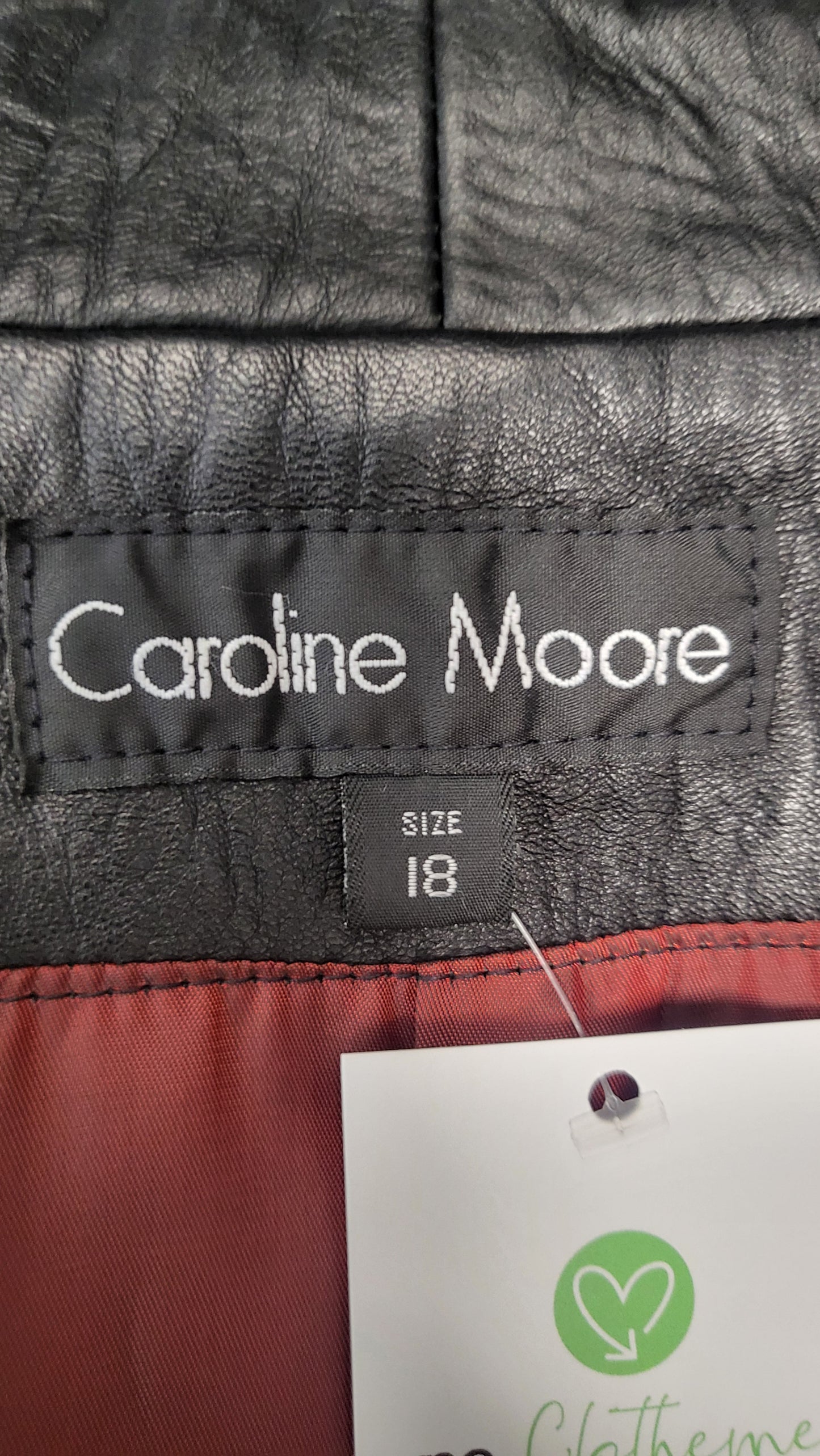 Caroline Moore Black Lambskin Jacket (16-18)