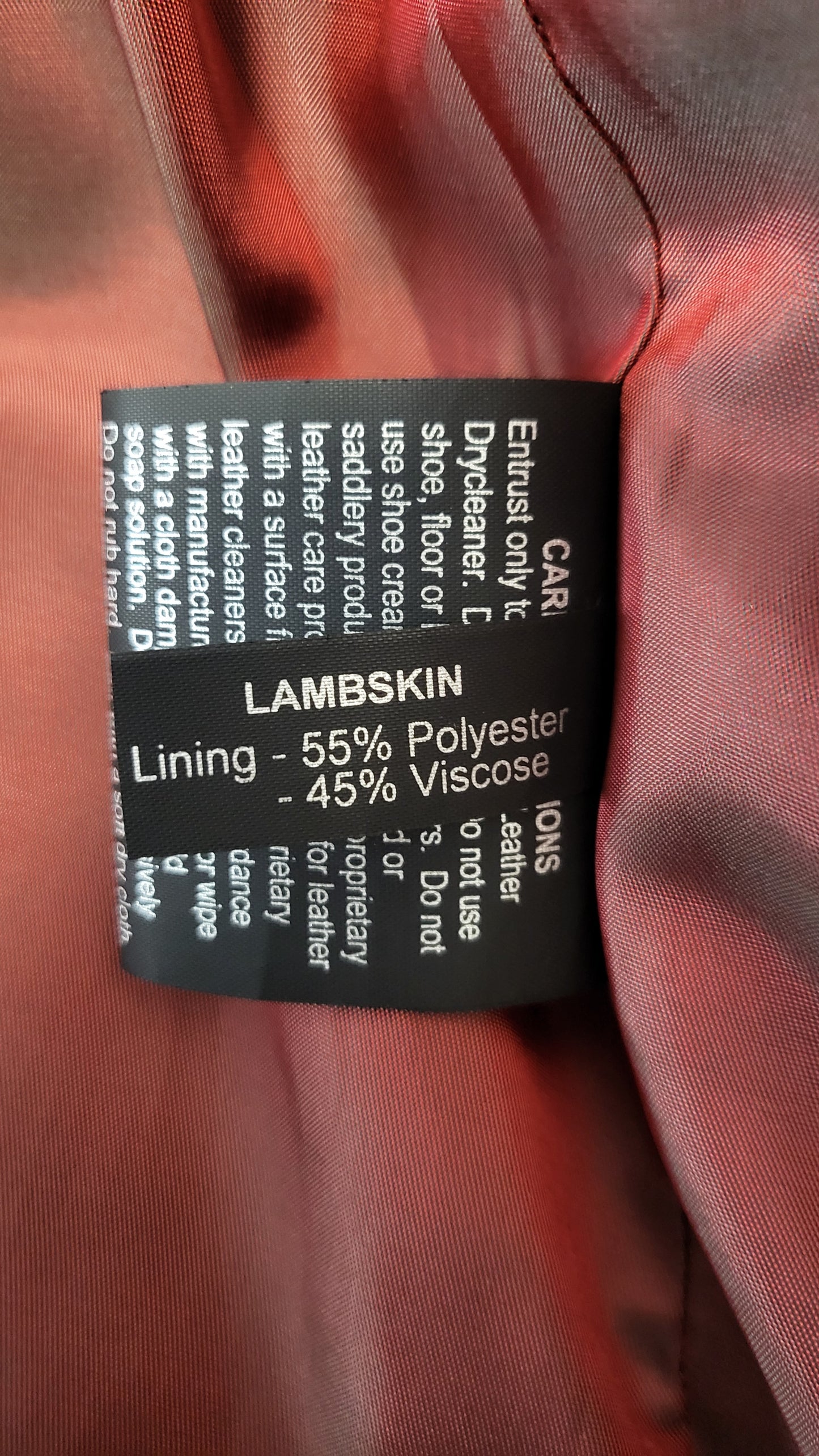 Caroline Moore Black Lambskin Jacket (16-18)