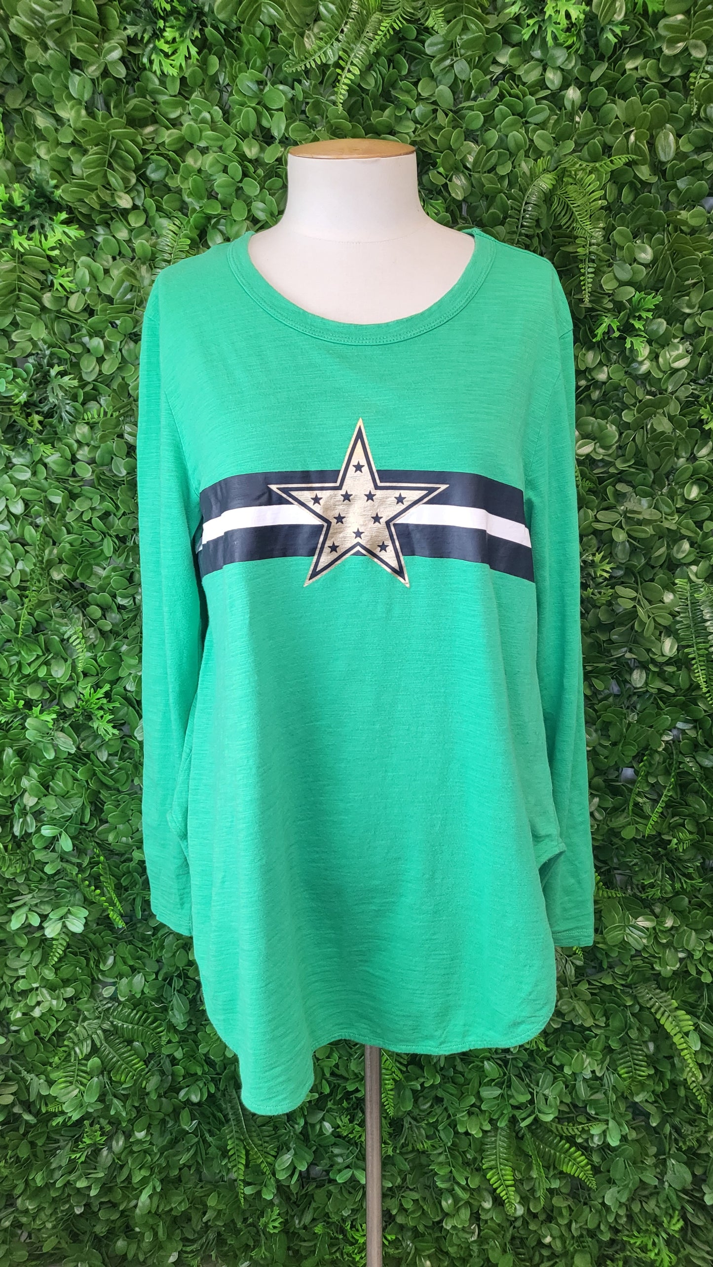 3rd Story Green Long Sleeve Top (10)
