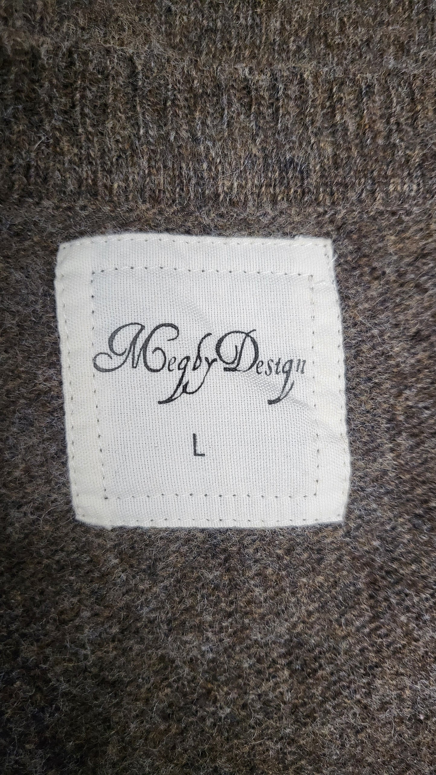 Meg By Design Brown Wool Vest (16-18)