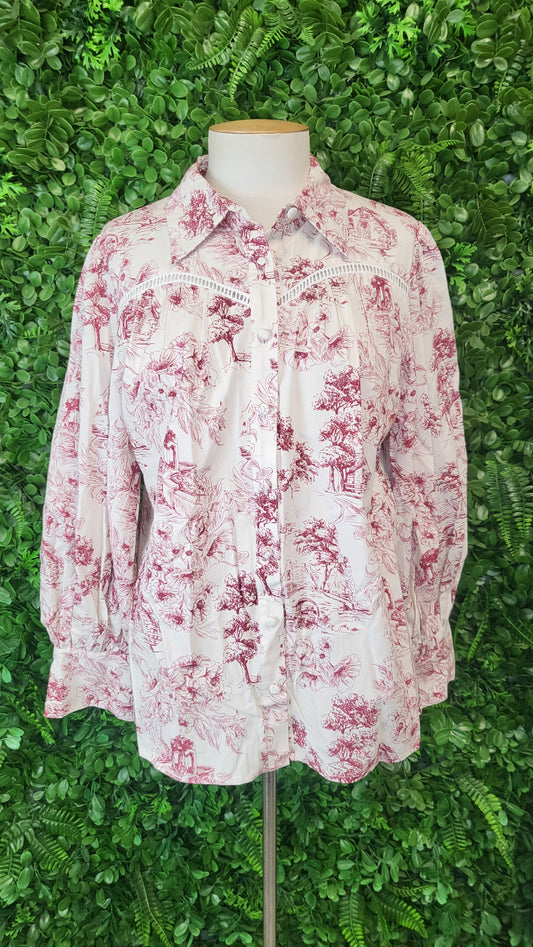 Amaya Toile Print Shirt (8)
