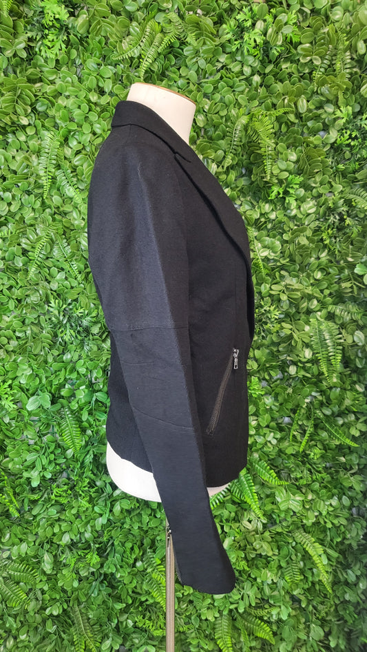 Maison Scotch Black Wool Blazer (8)