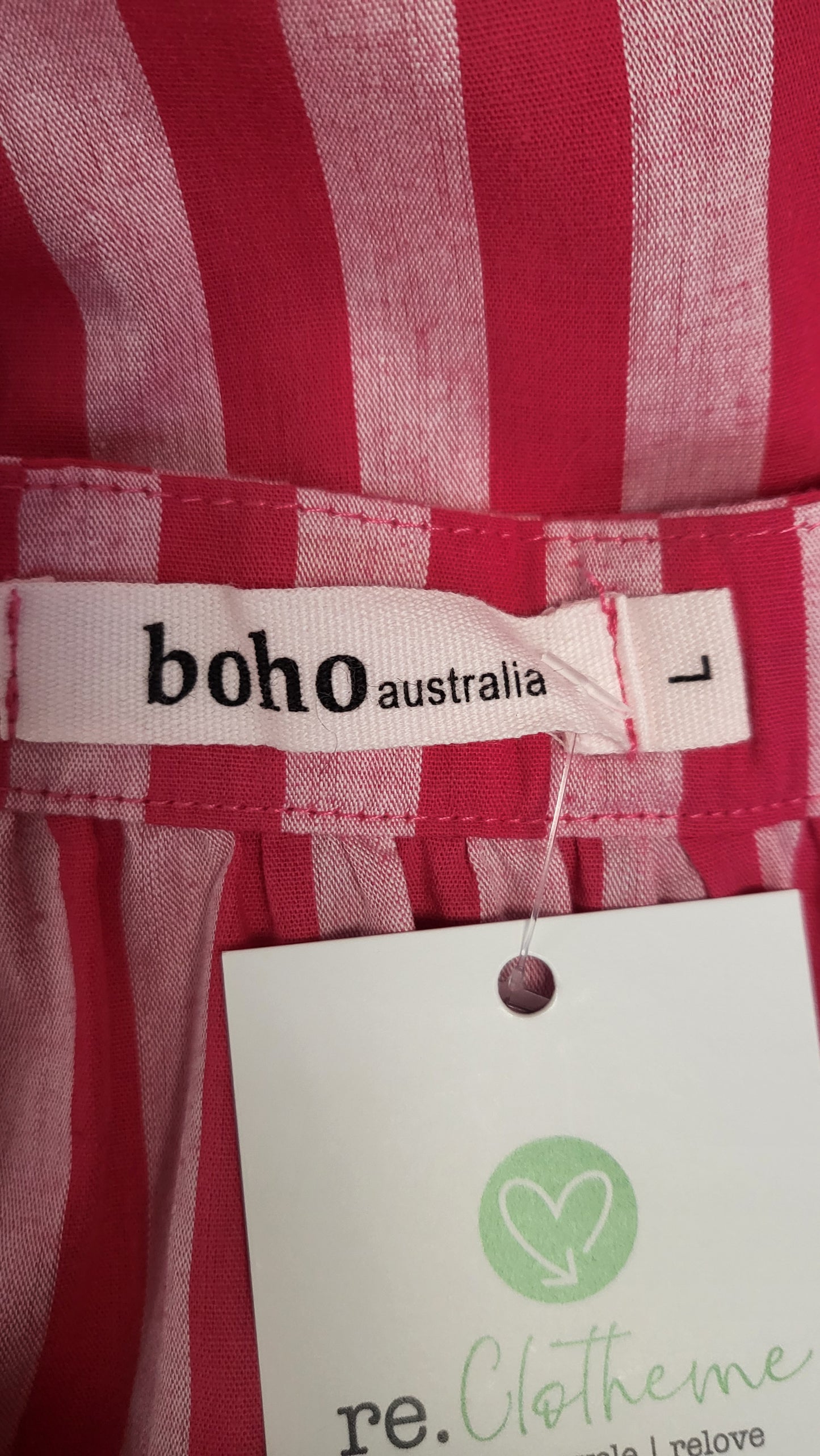Boho Aus Pink Ric Rac Dress (14-16)