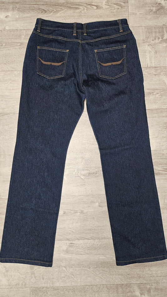 RM Williams Dark Denim Straight Leg Jean (16)