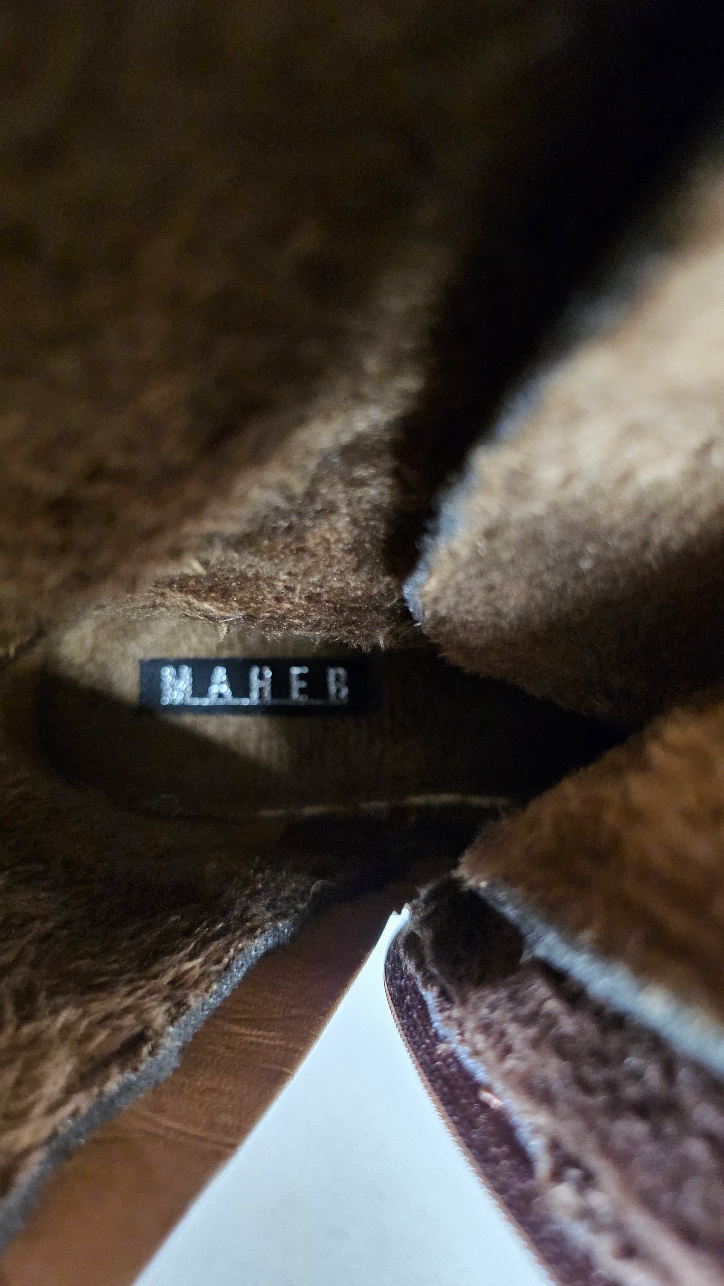 Maher Tan Long Lace Up Boot (40)