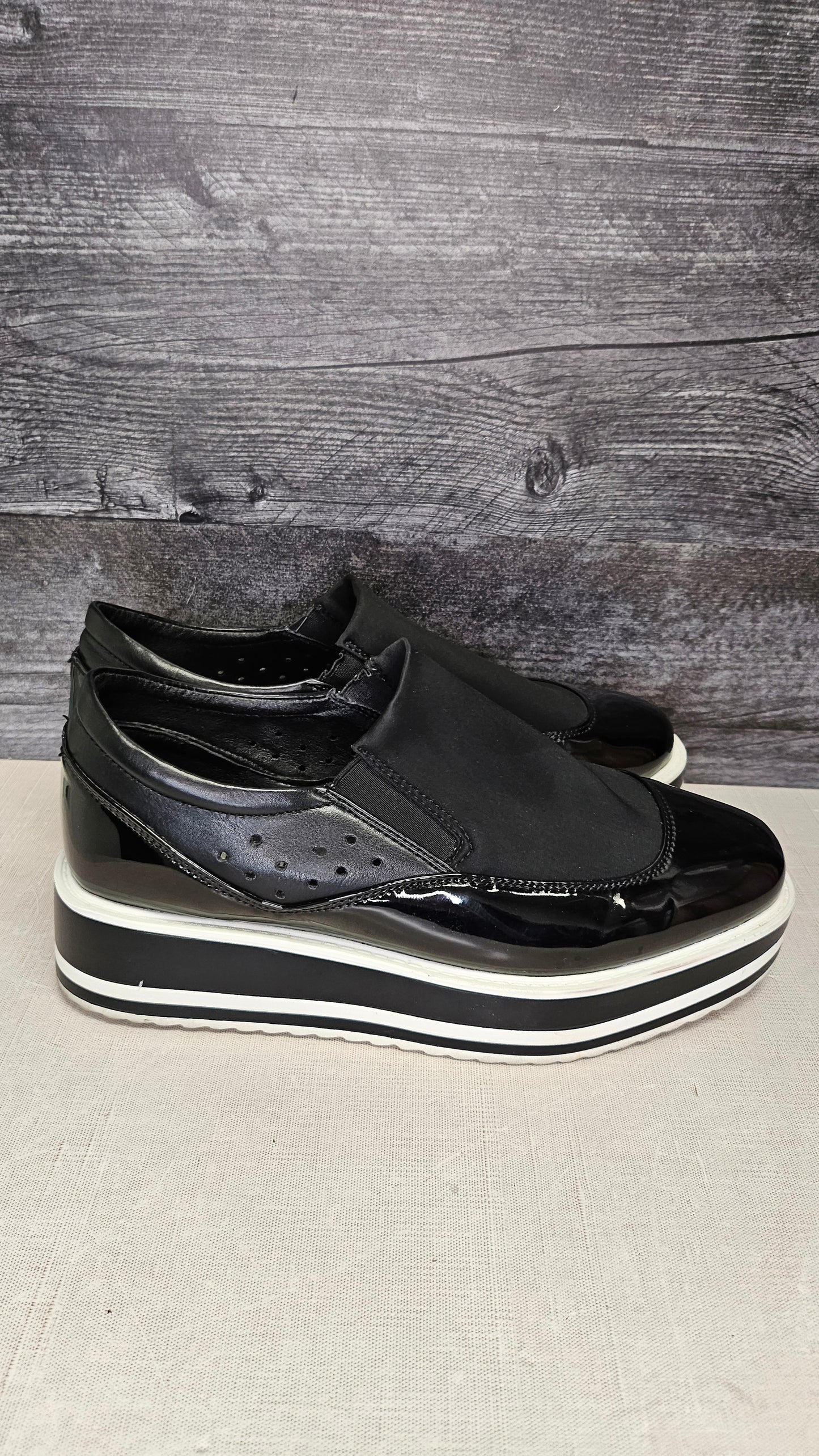 TS Black/White Stacked Slip Ons (41)