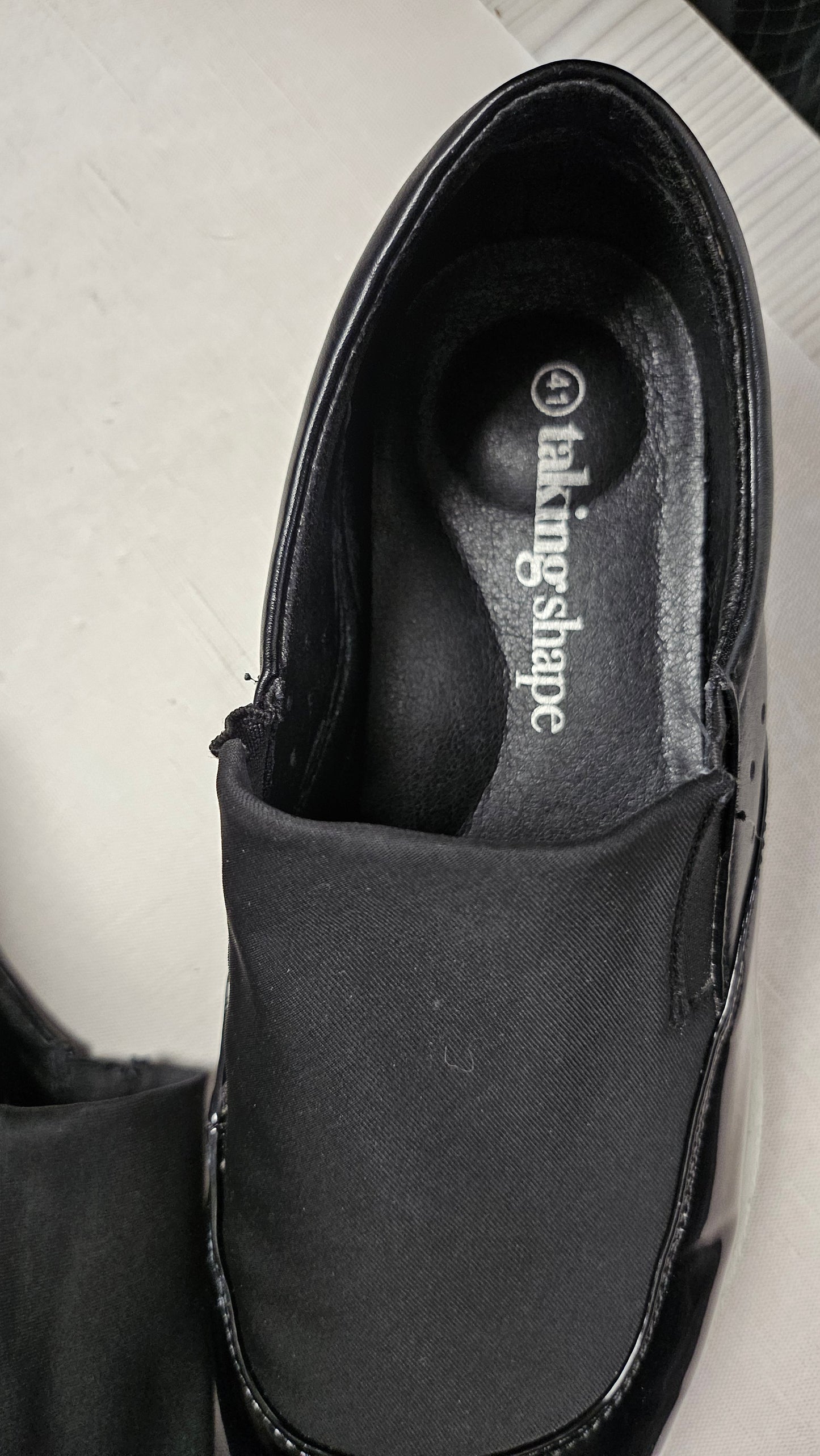 TS Black/White Stacked Slip Ons (41)