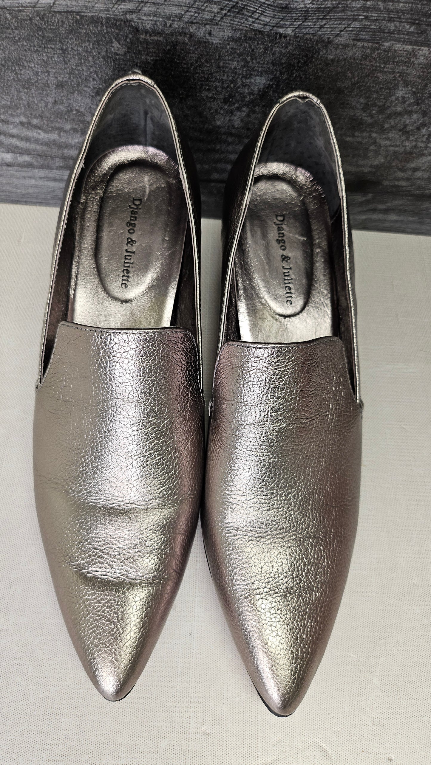 Django & Juliette Pewter Missies Heel (41)