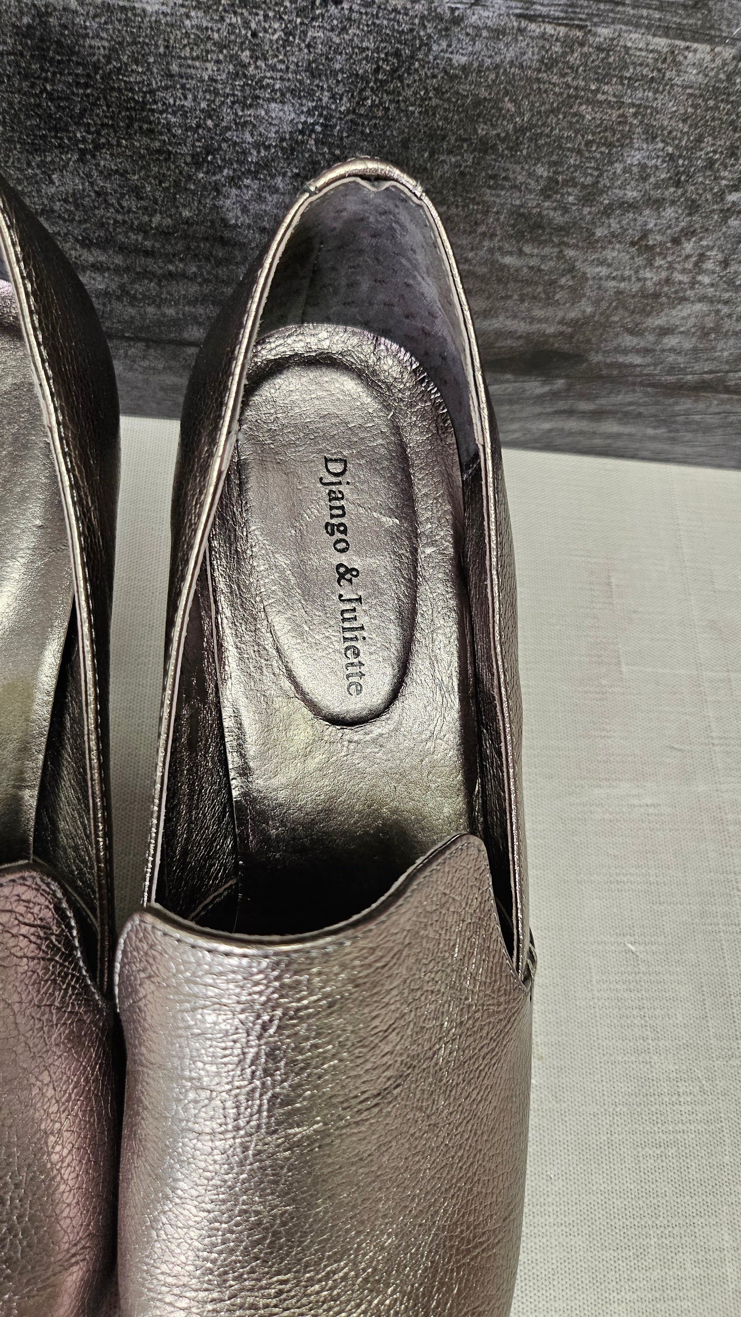 Django & Juliette Pewter Missies Heel (41)