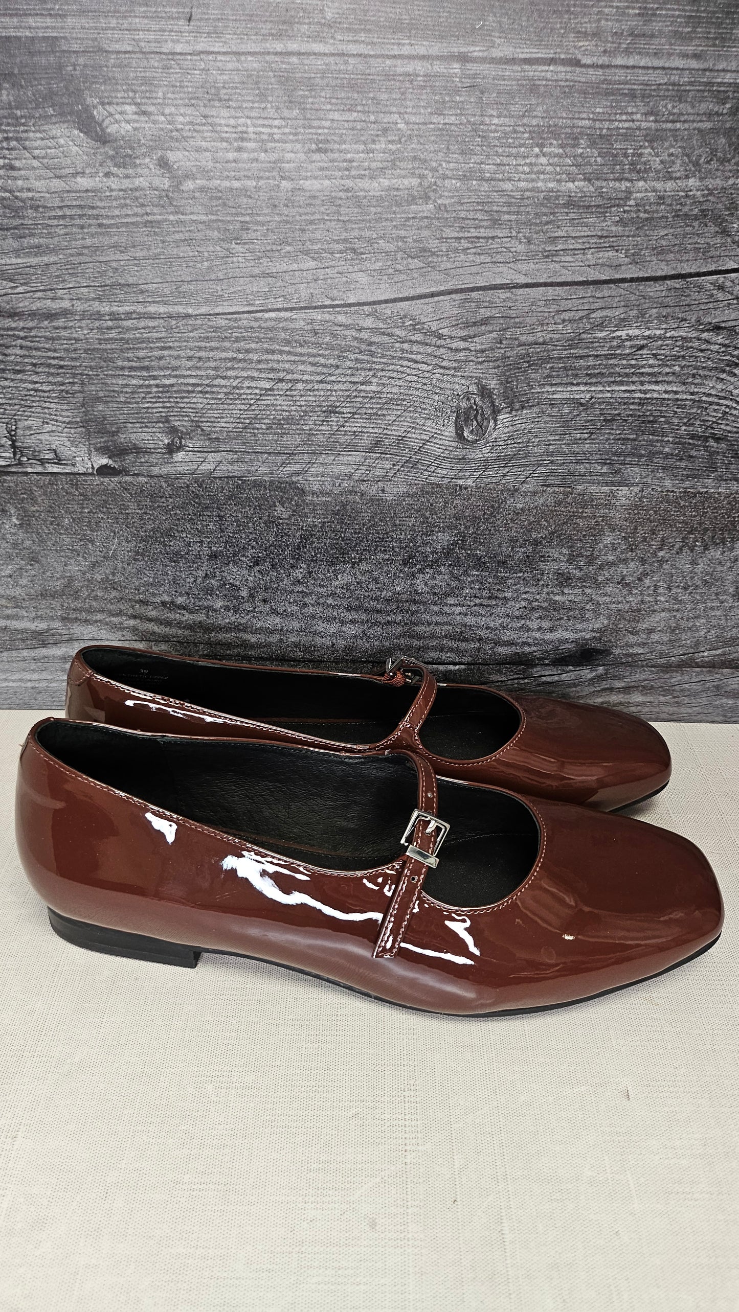 Isabella Anselmi Chocolate Patent Mary Jane (39)
